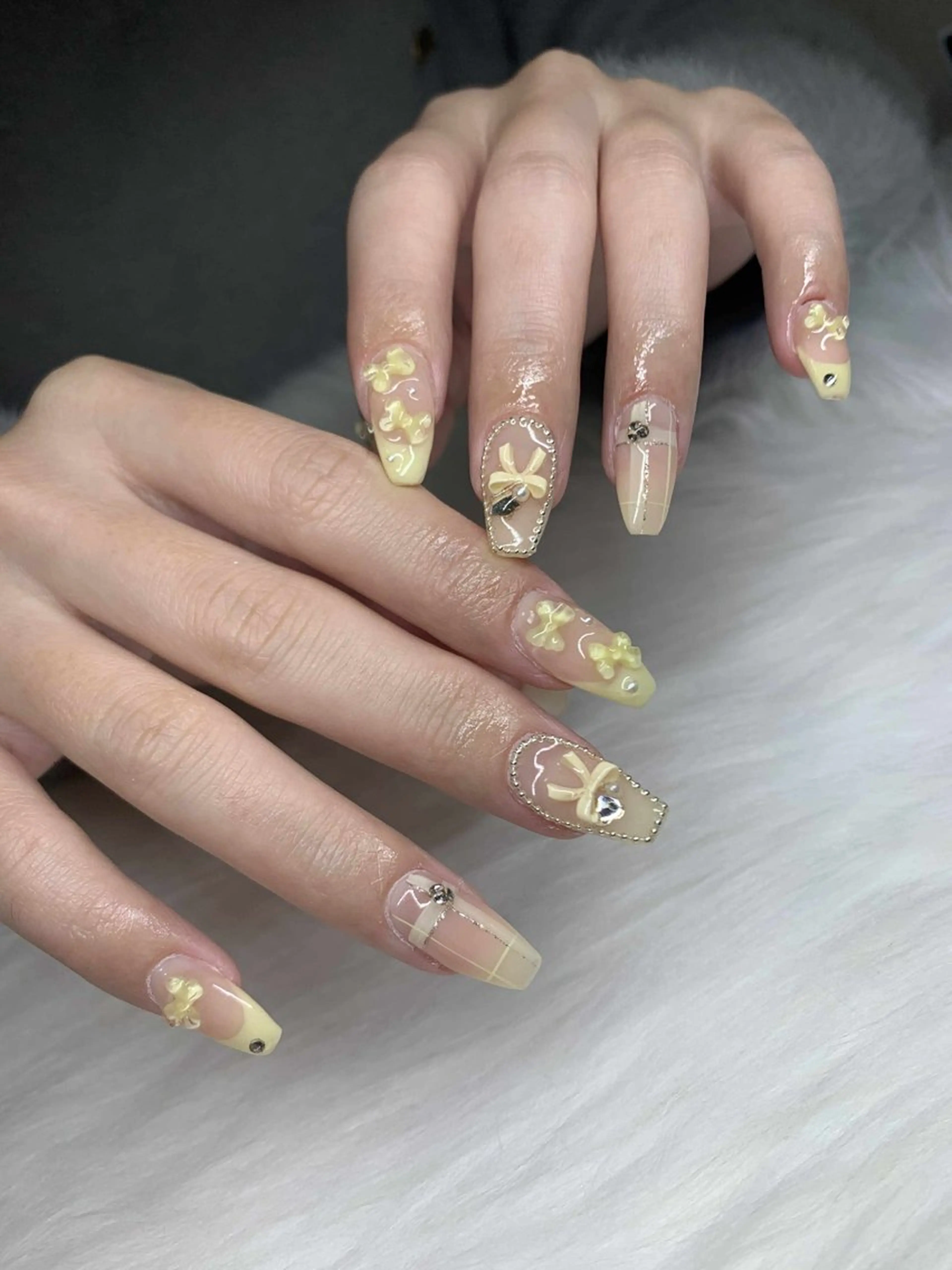 ネイル 韓国ネイル 持ち込み ニュアンスネイル ネイルチップ 冬ネイル LISA ANA.CHUOのネイルデザイン