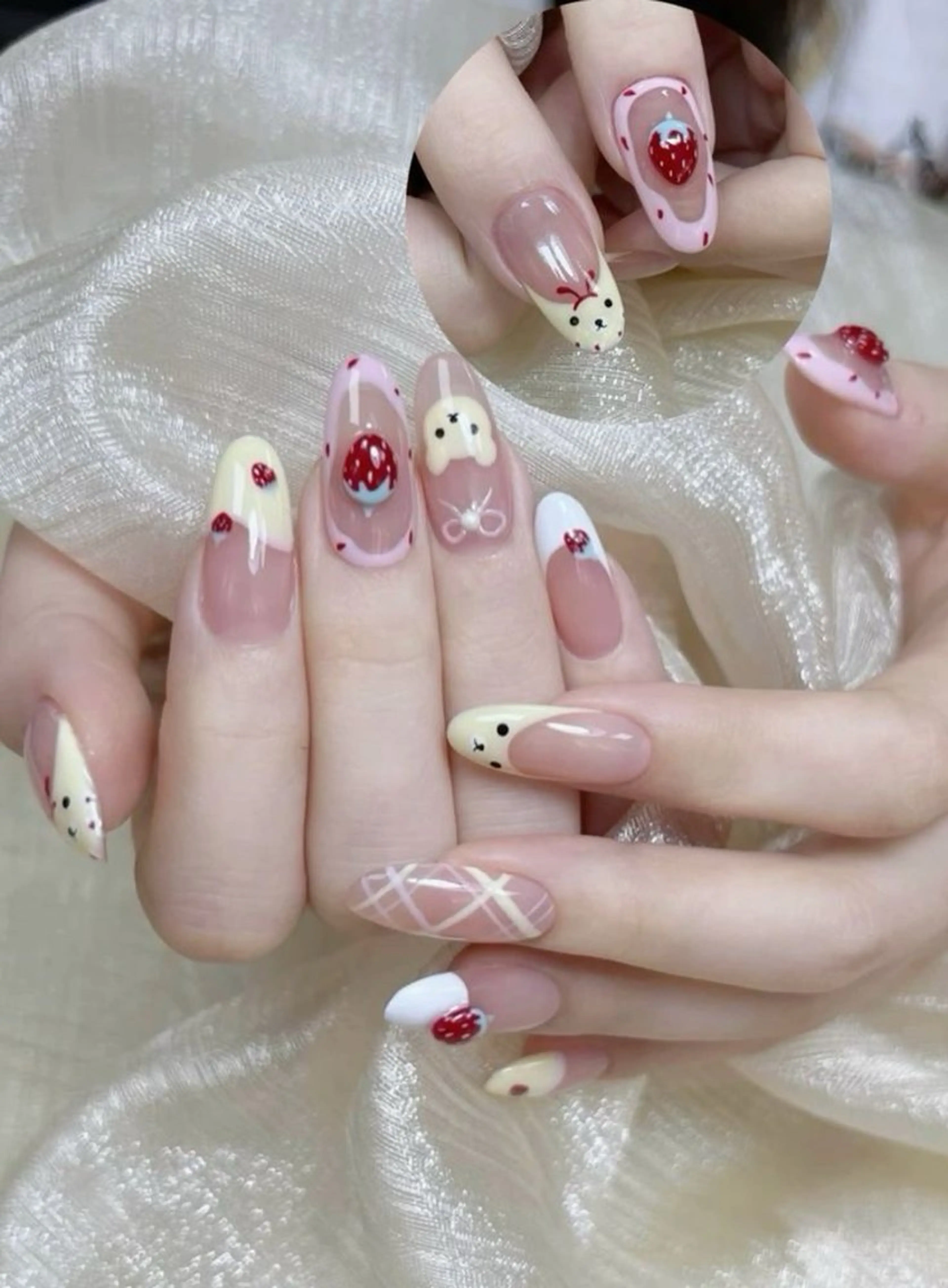 ネイル 長さ出し フレンチネイル グラデーション 卒業式 マグネットネイル Sora nail 長さ出し専門店のネイルデザイン