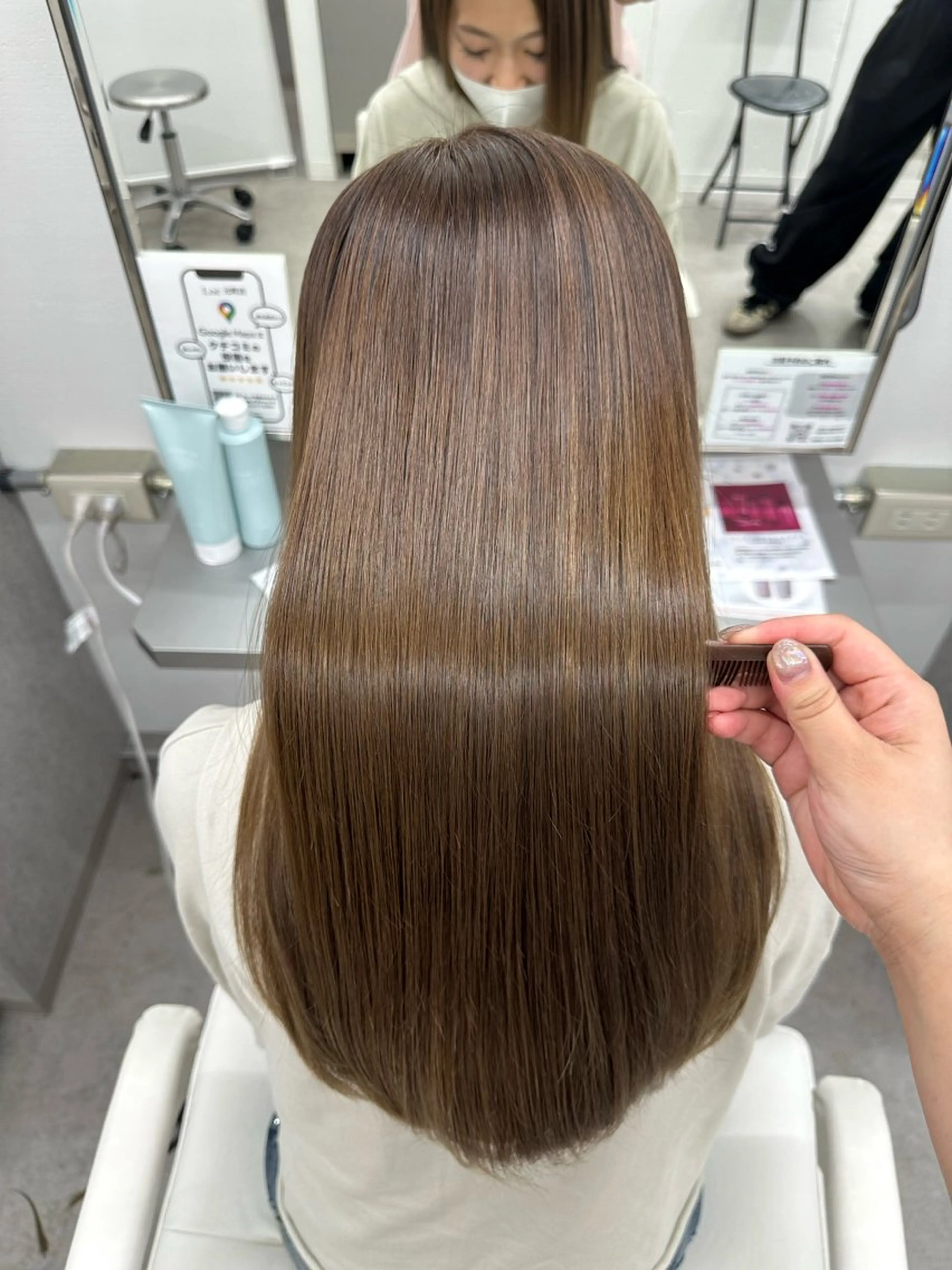 ロング カラー ベージュカラー オリーブベージュ 🌟モデル募集 /さら🩷のヘアスタイル