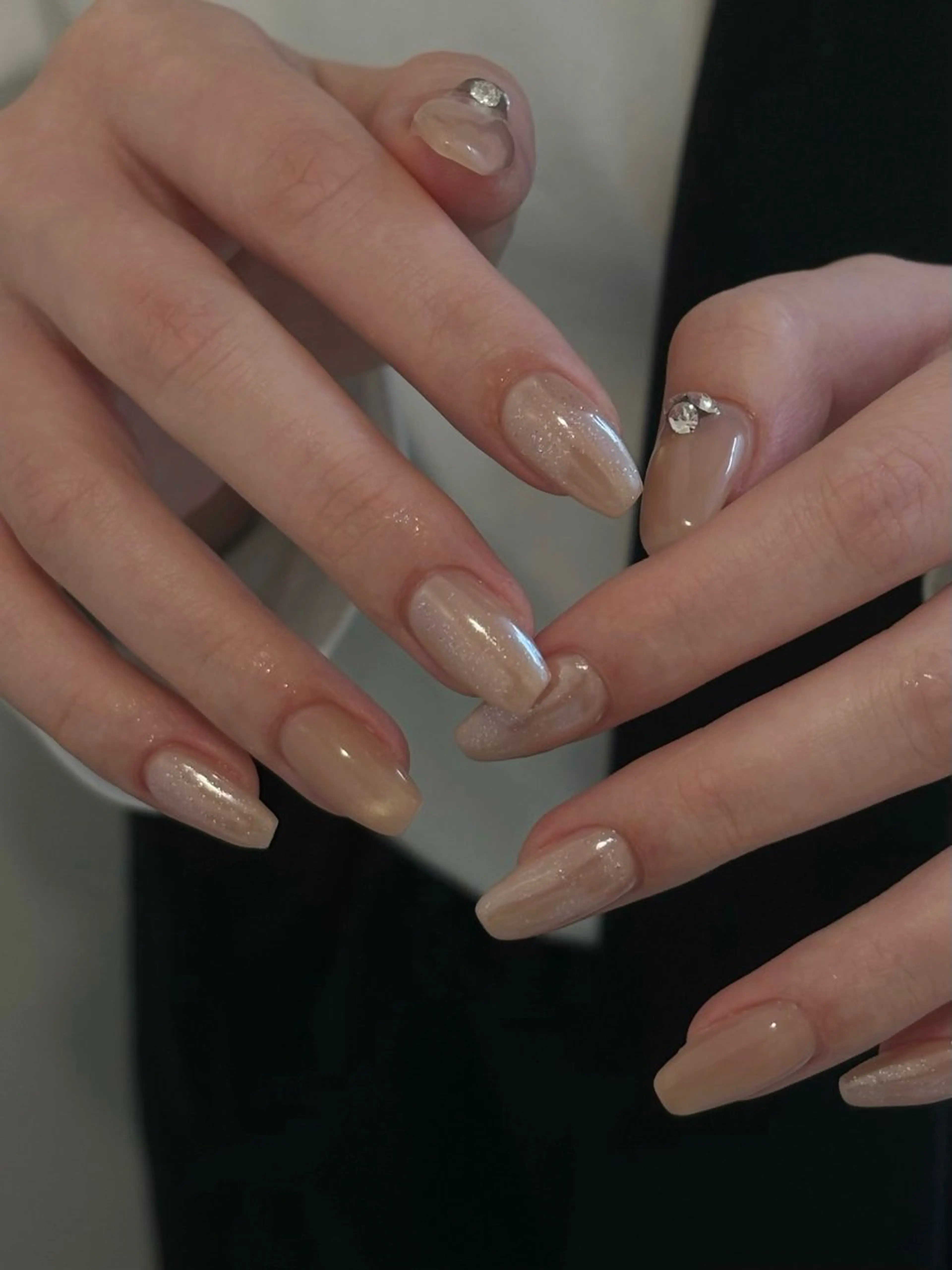 ネイル マグネットネイル ミラーネイル ハンドネイル filonnail Juna💍のネイルデザイン