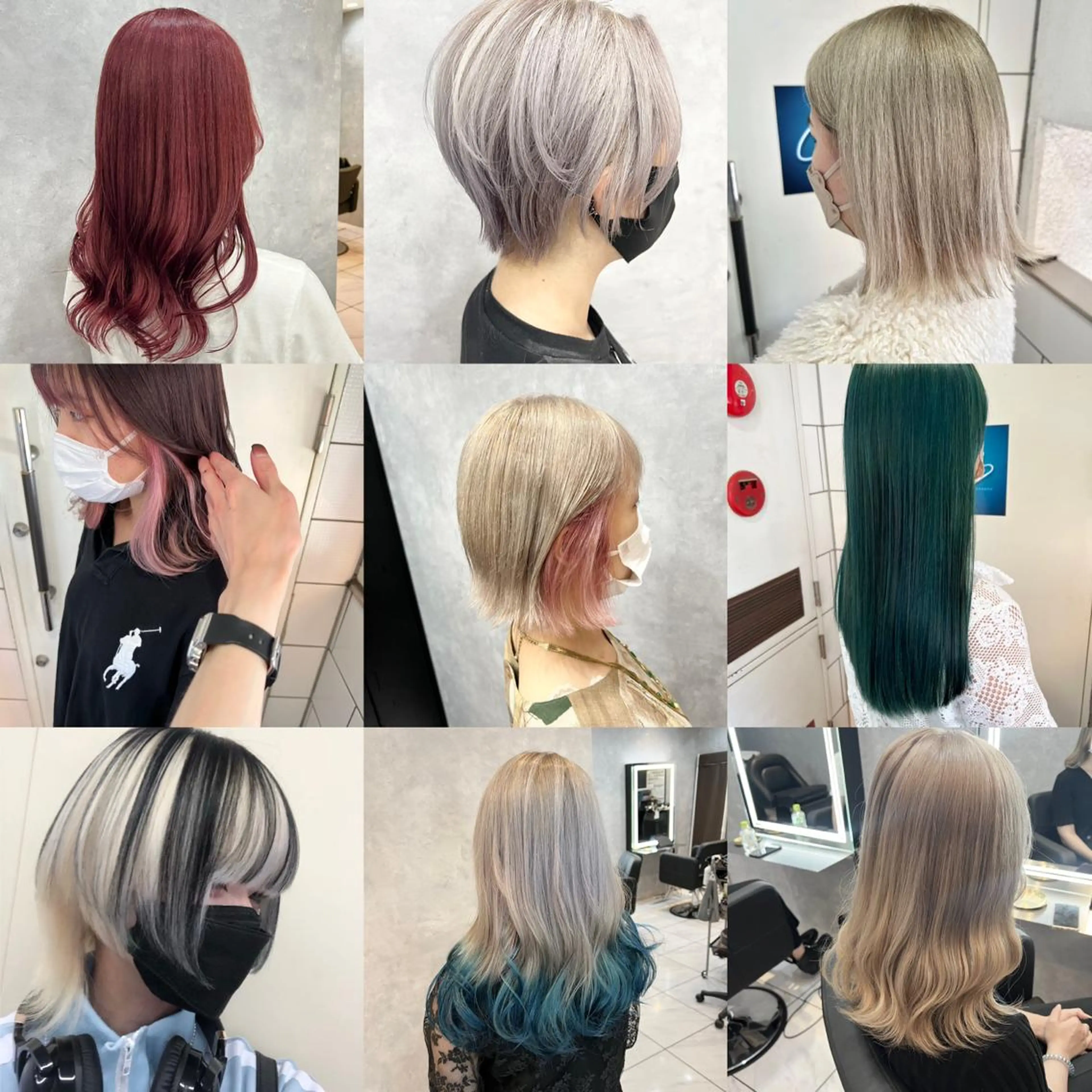 カラー SALOWIN栄 高須大貴のヘアスタイル