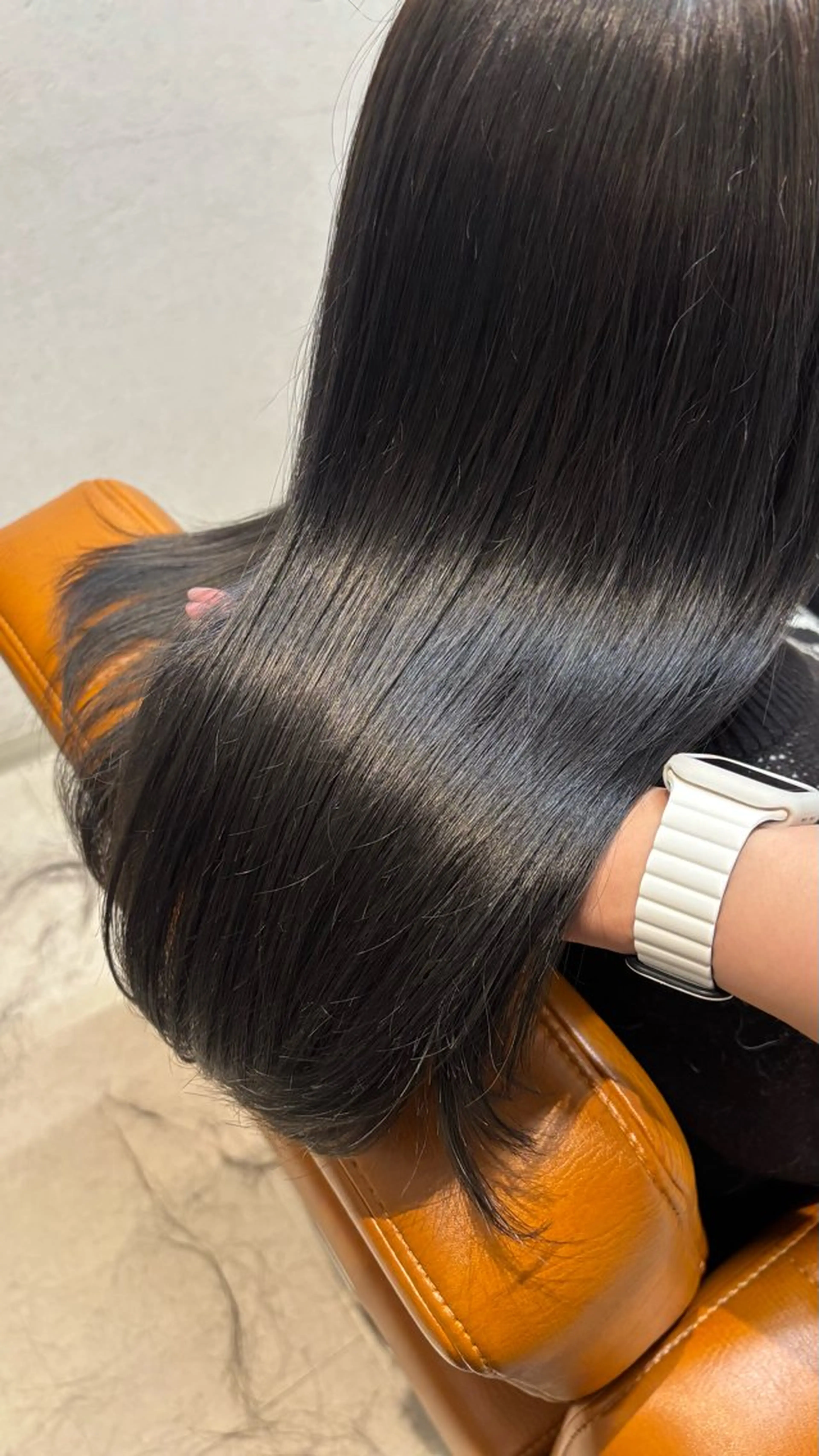 ロング カラー ヘアカラー トリートメント 【完全個室】髪質改善 暖色カラー/山崎唯奈のヘアスタイル