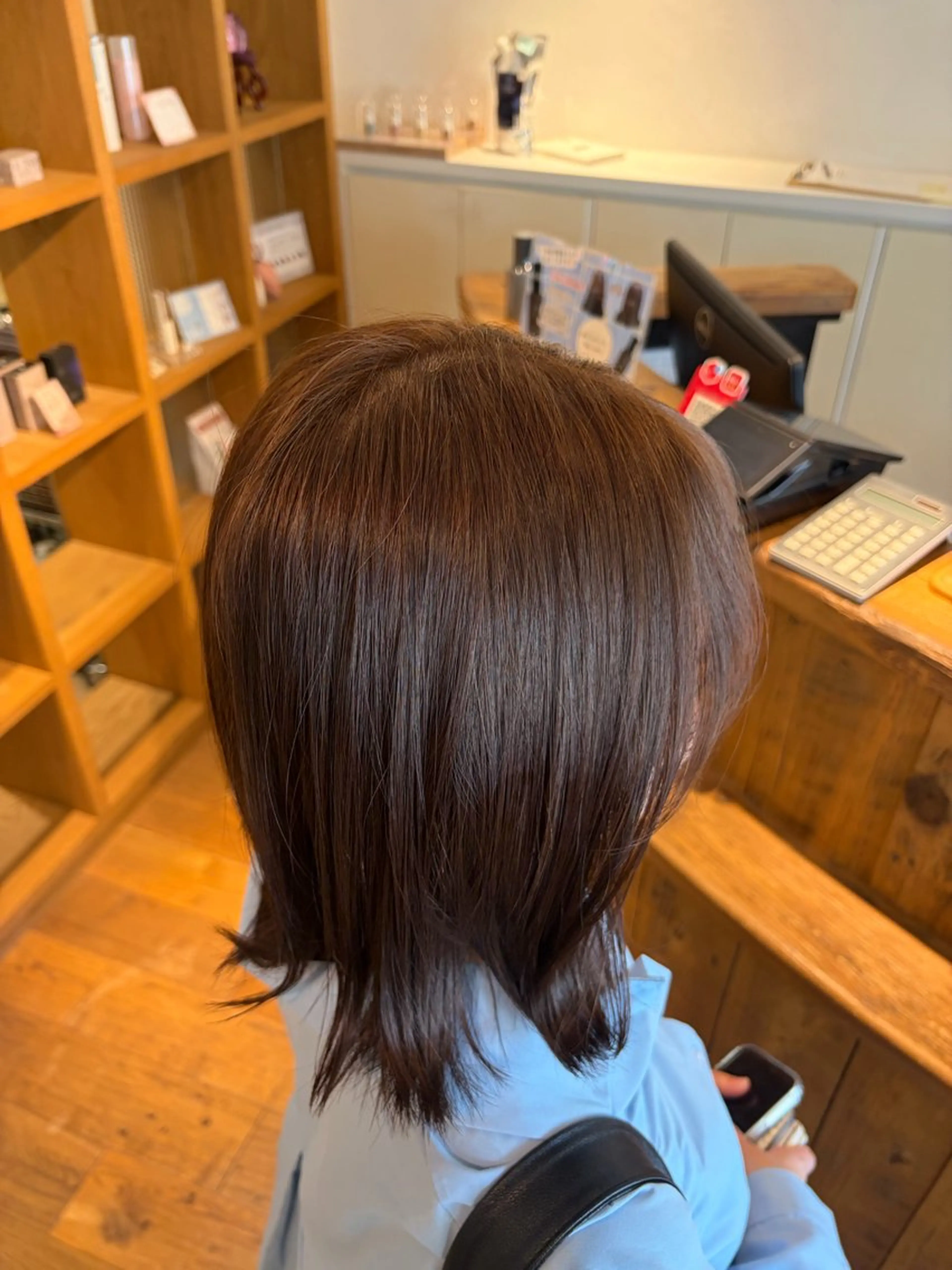カラー ナック梅田店小田奏/ リタッチカラーモデルのヘアスタイル