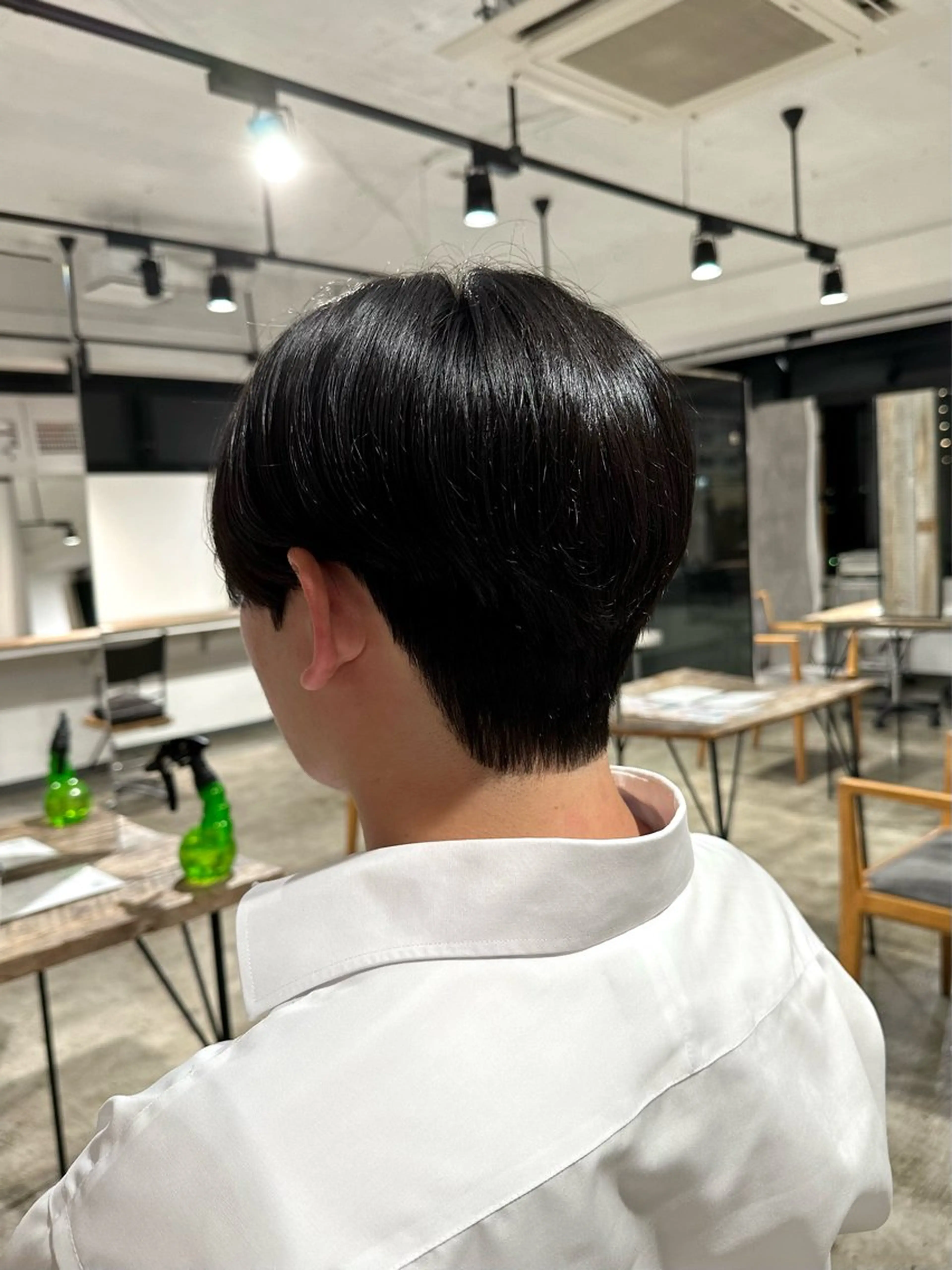 パーマ メンズ センターパート ダウンパーマ メンズパーマ カット パーマ トリートメント 骨格補正施術/メンズ 専門美容師/YUYAのヘアスタイル
