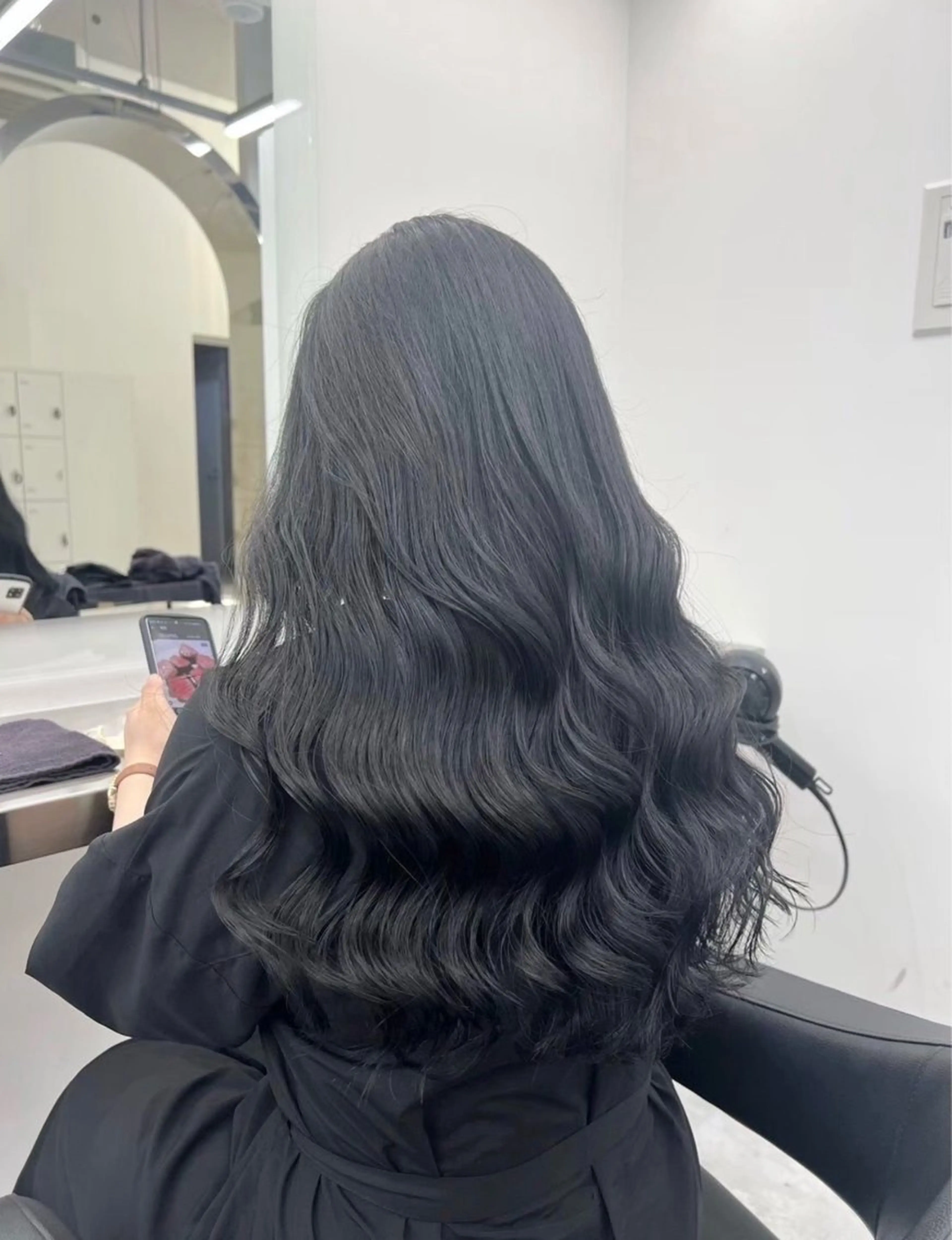 ロング カラー ヘアカラー トリートメント mao⭐️ 透明感カラー‎⭐️のヘアスタイル