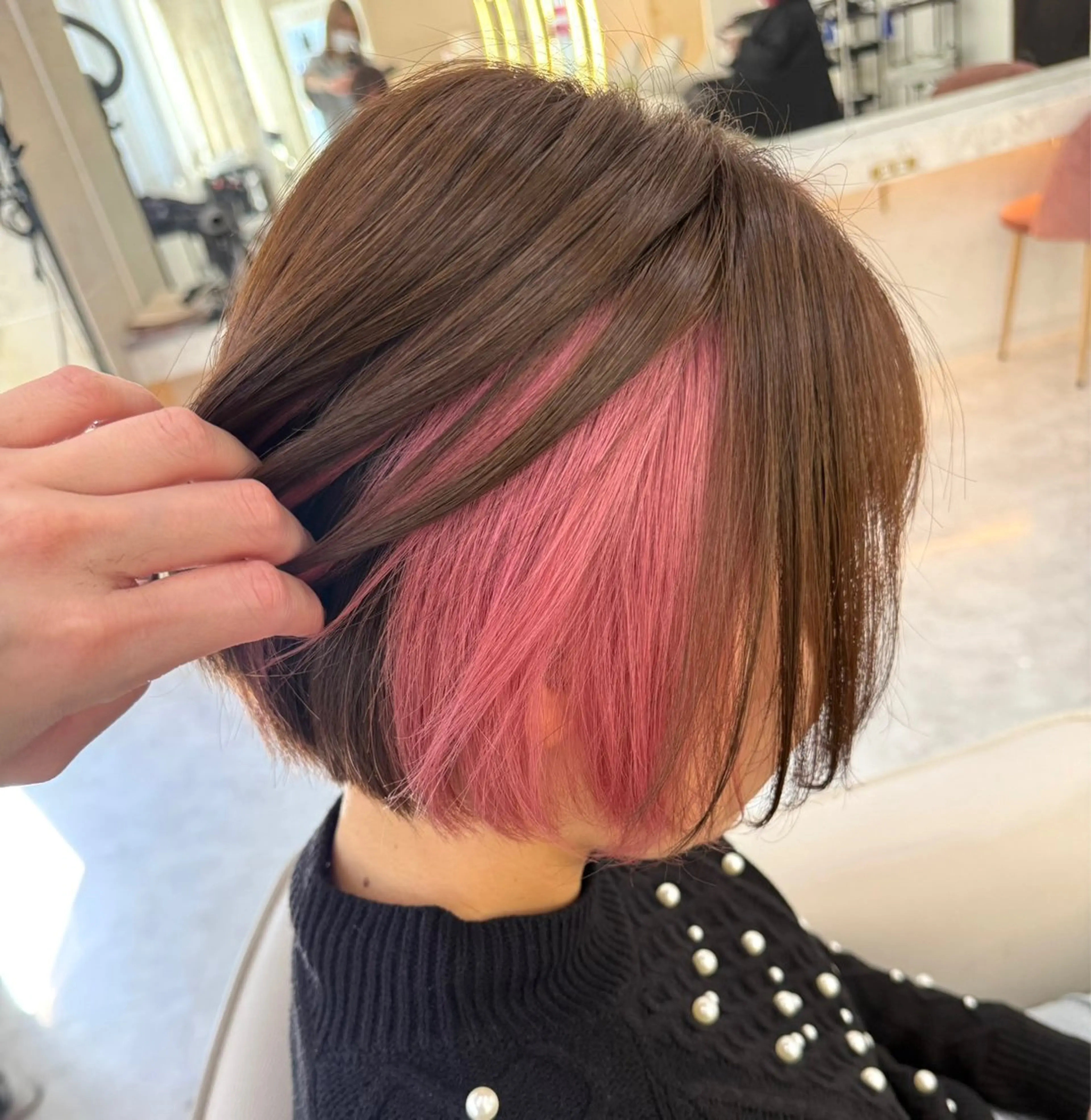 ショート ヘアカラー 小林 美月  透明感カラーのヘアスタイル