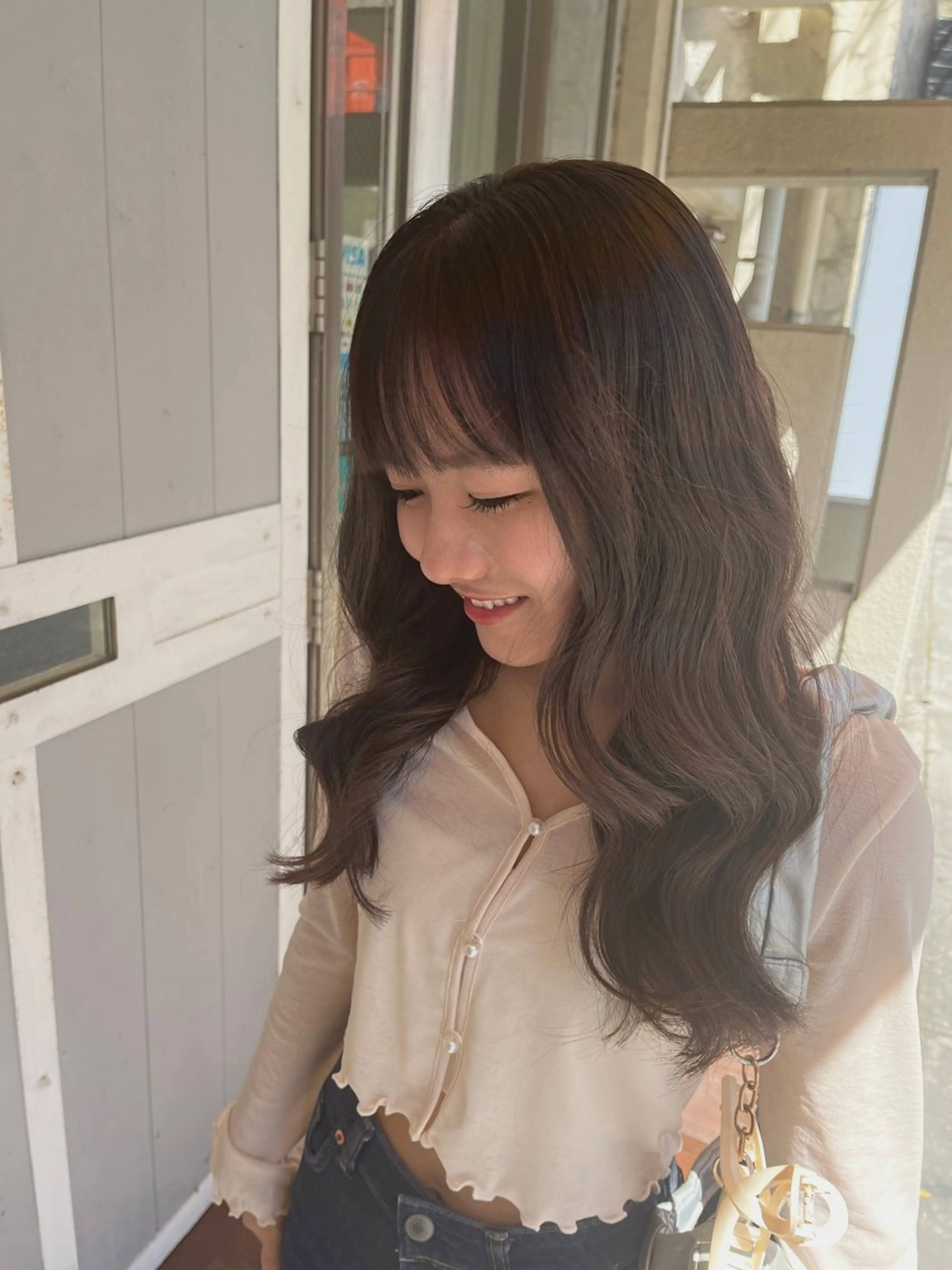 ロング miloc naha ナナカのヘアスタイル