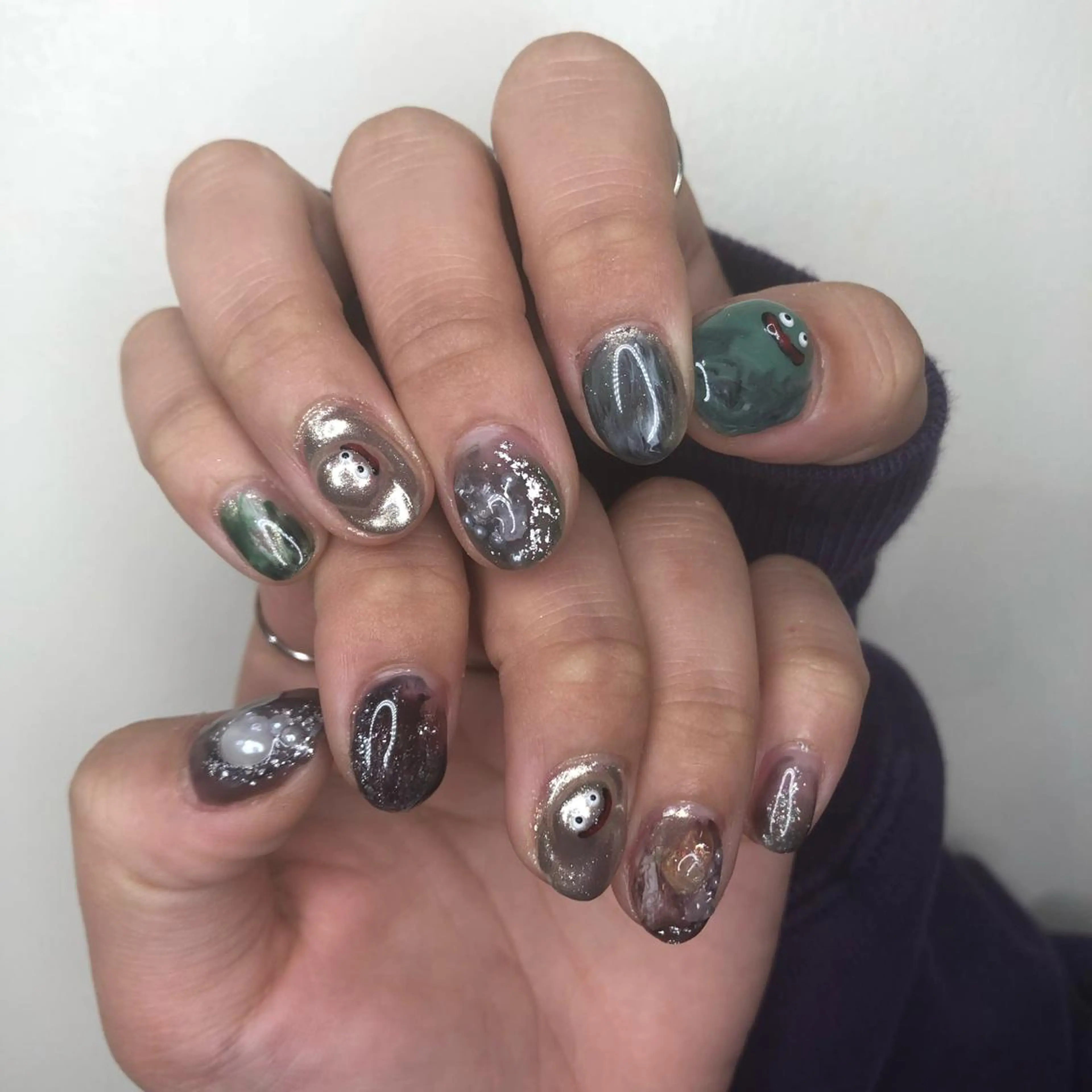 ネイル 【淡色color/ nail】maikoのネイルデザイン