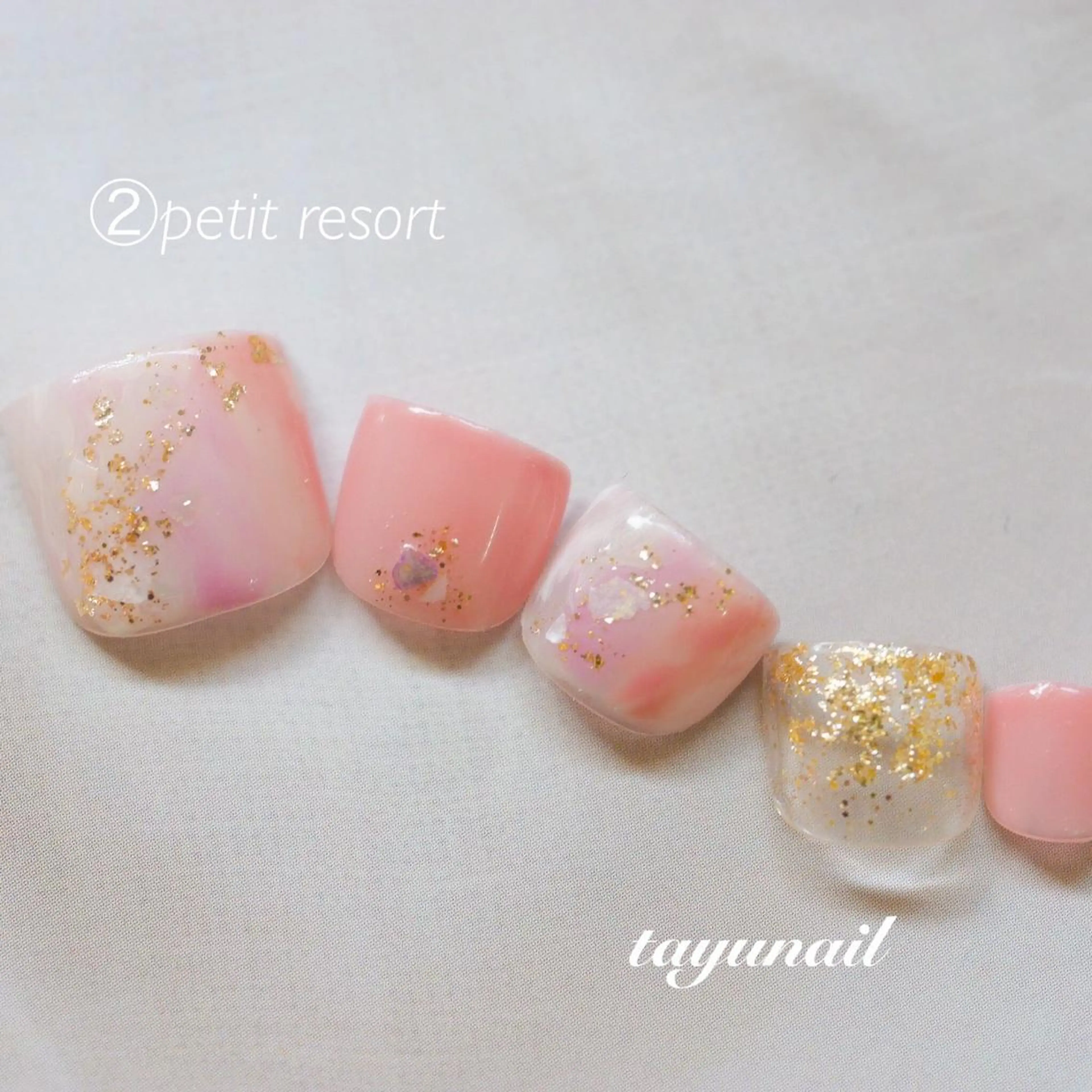 ネイル アートネイル ブルー フットネイル ジェルネイル ワンカラーネイル フットネイル ネイルサロン 【たゆnail】のネイルデザイン