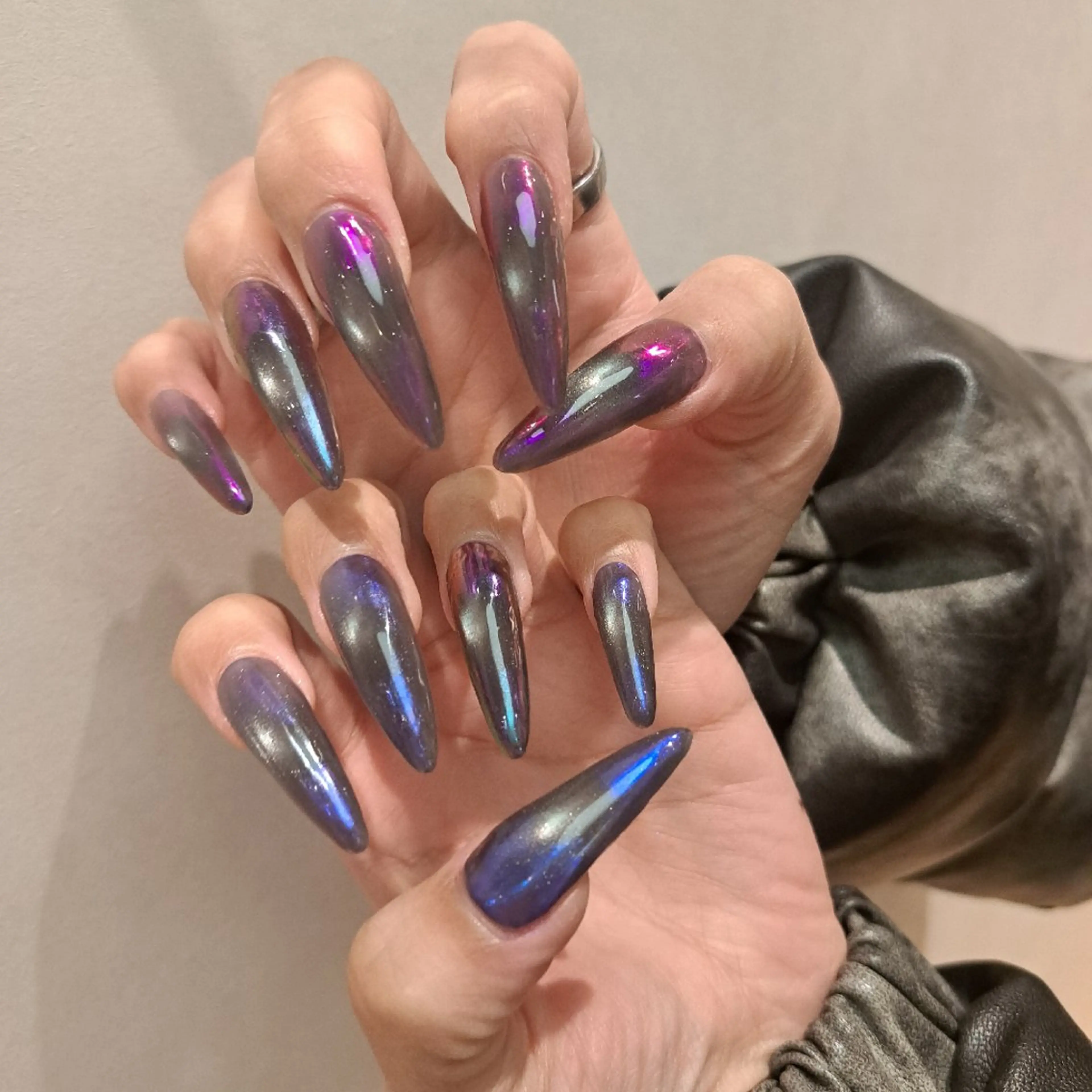 ネイル マグネットネイル ミラーネイル スカルプネイル ハンドネイル Nail mood デザイン持ち込みokのネイルデザイン