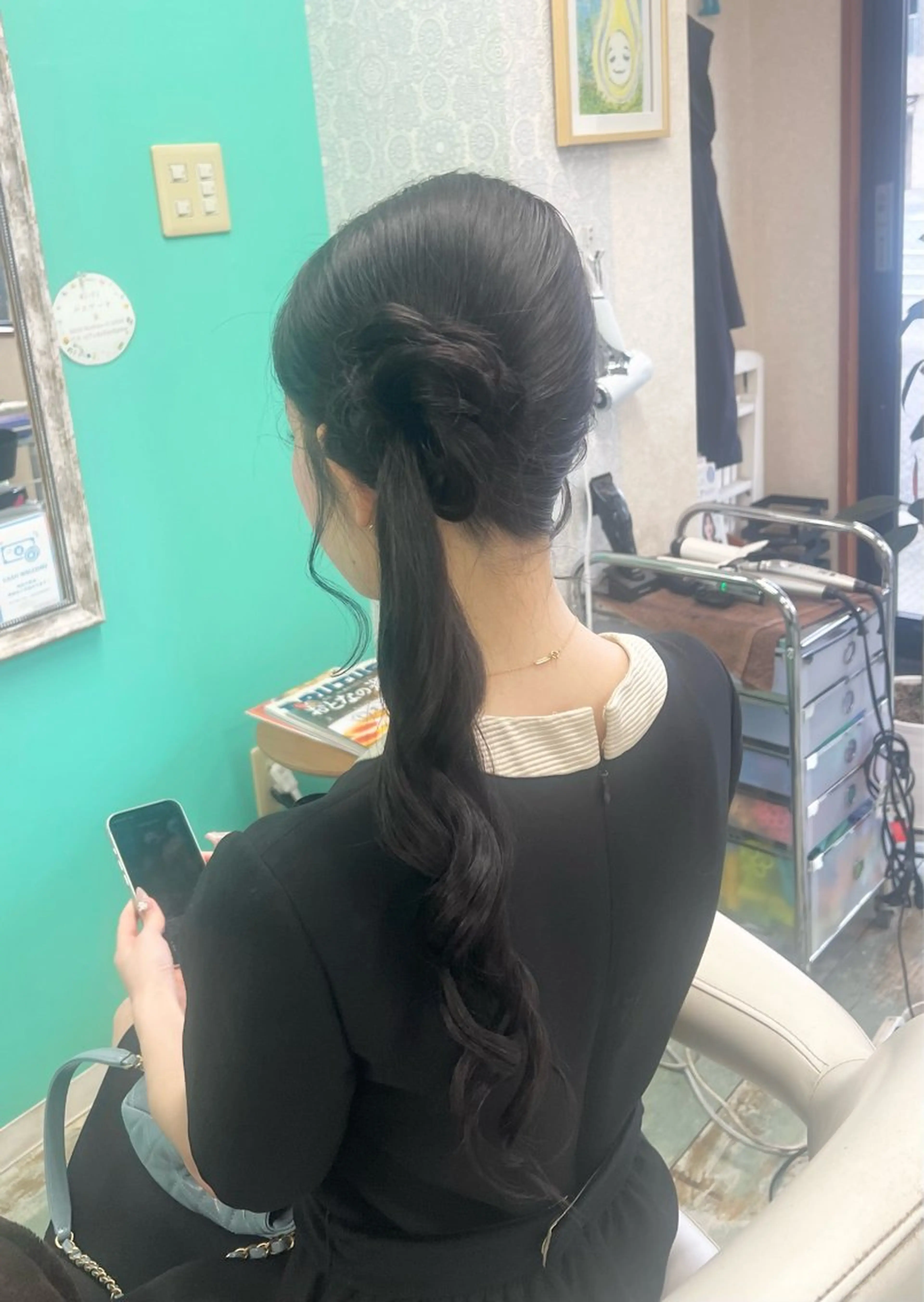 ロング ヘアセット 田牧 みゆきのヘアスタイル