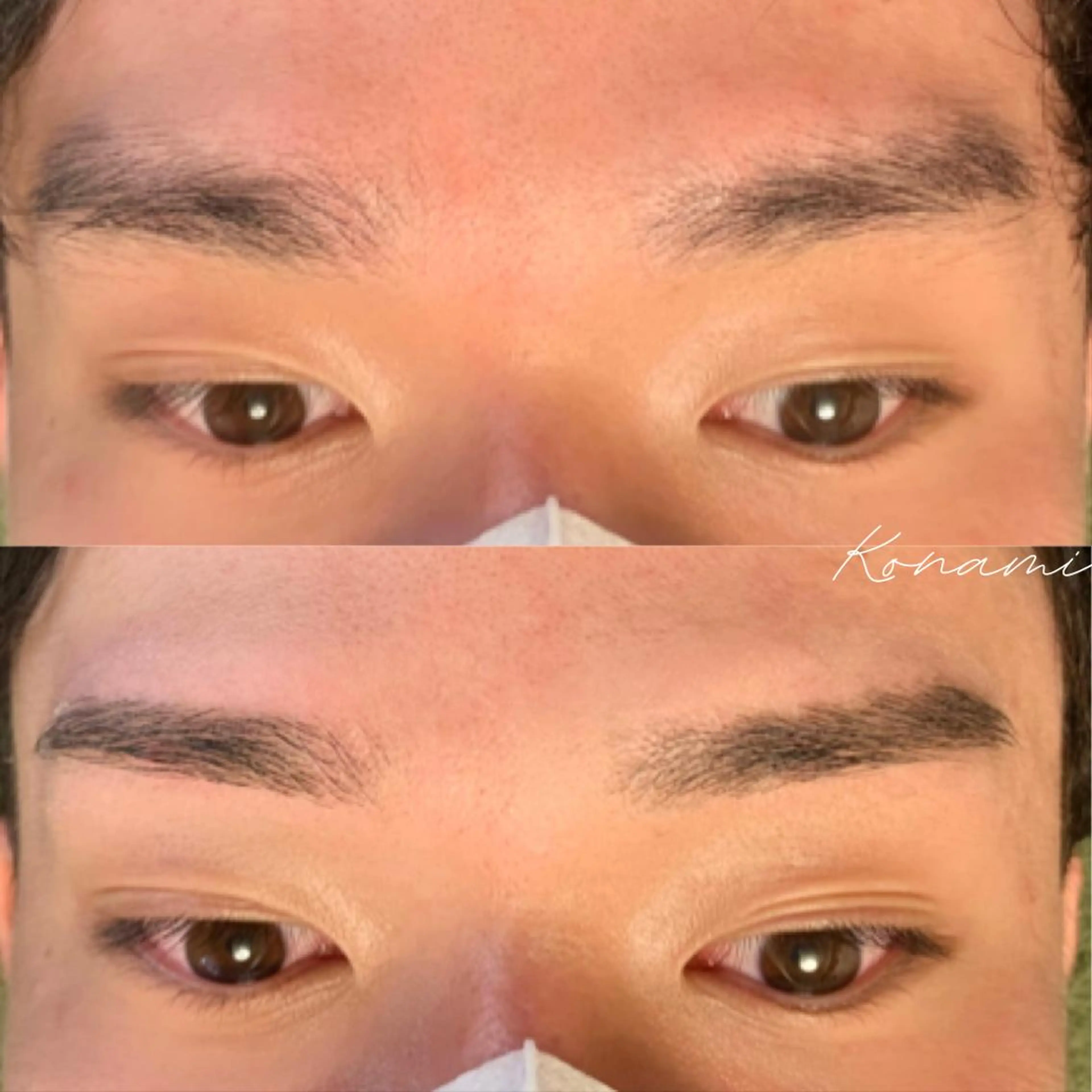 メンズ アイブロウ ワックス脱毛 シードリン 府内店 小波のヘアスタイル