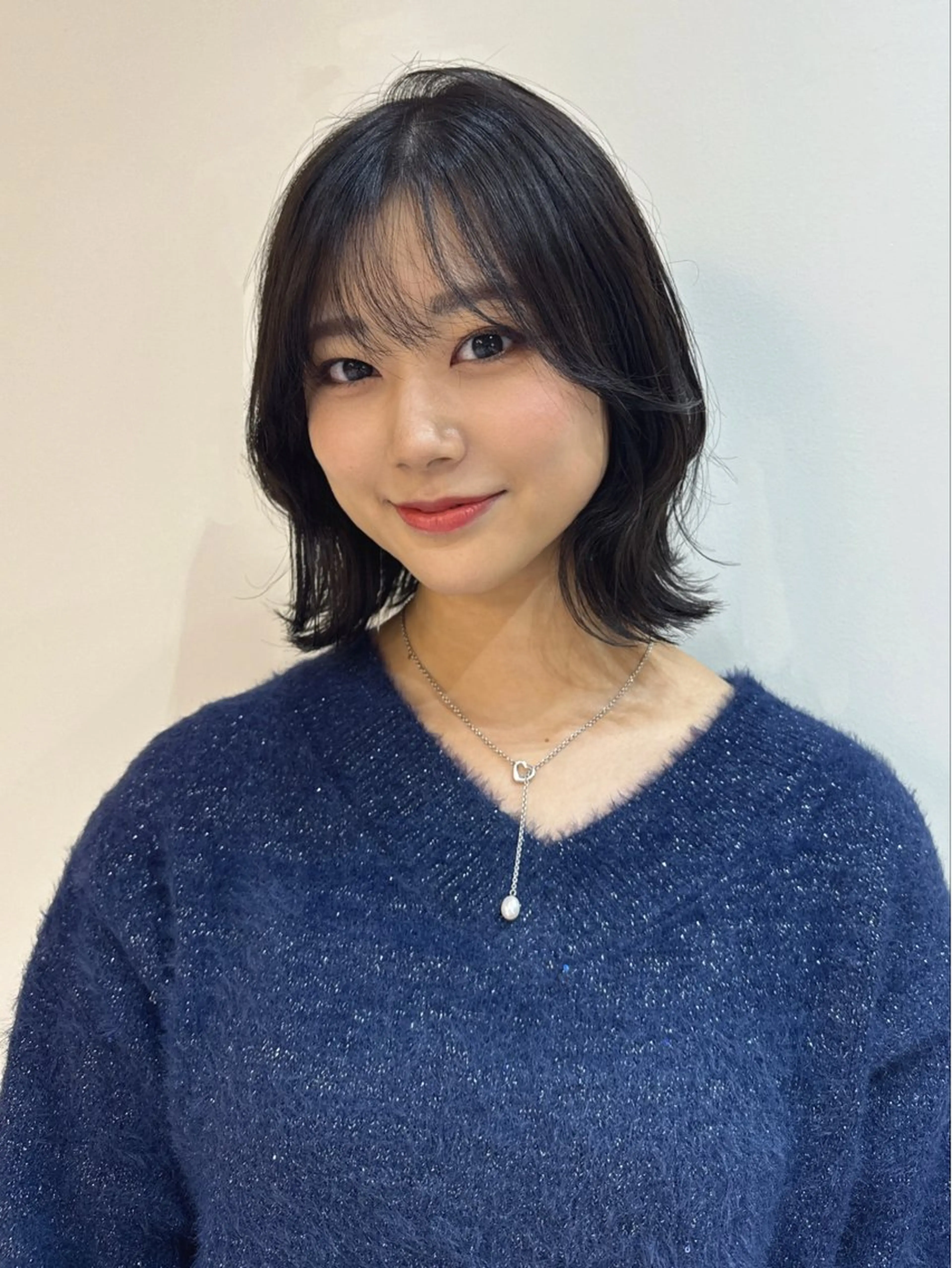 ショート ボブ くびれヘア ヘアカラー トリートメント 🦋韓国レイヤー特化 🦋髪質改善🩵来輝のヘアスタイル