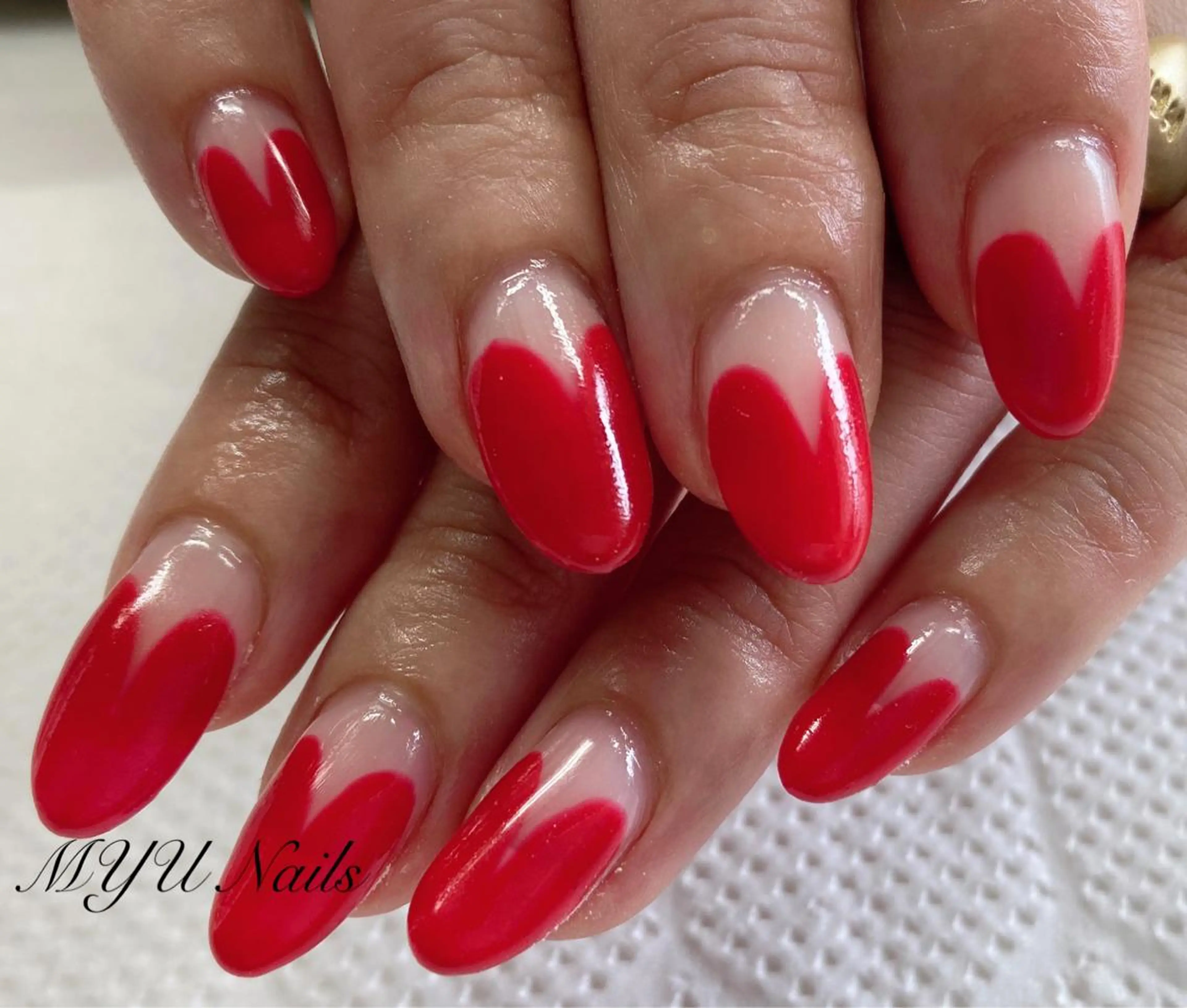 ネイル ニュアンスネイル🌈 MYU Nailsのネイルデザイン