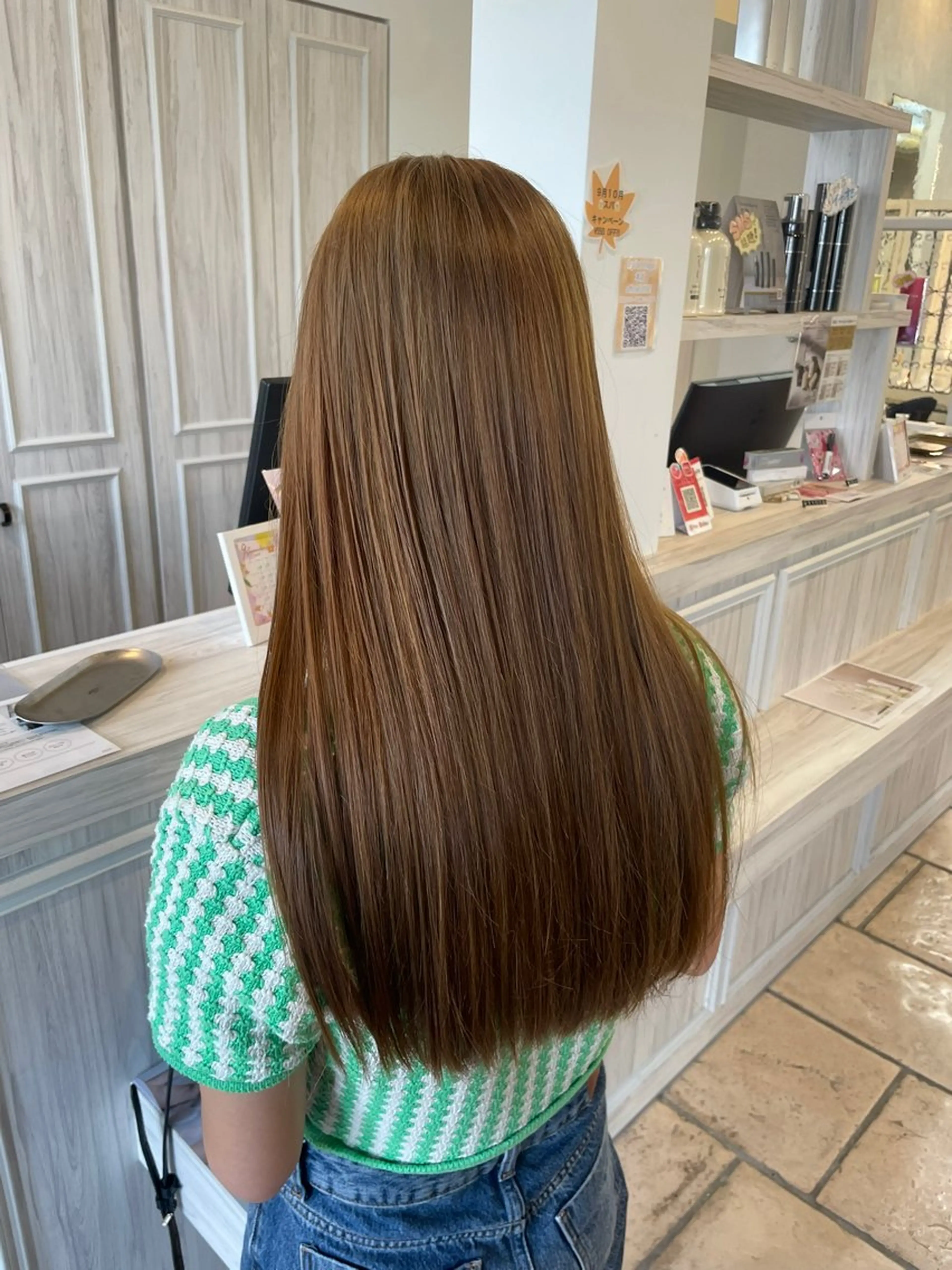 ロング カラー 堀 春奈のヘアスタイル