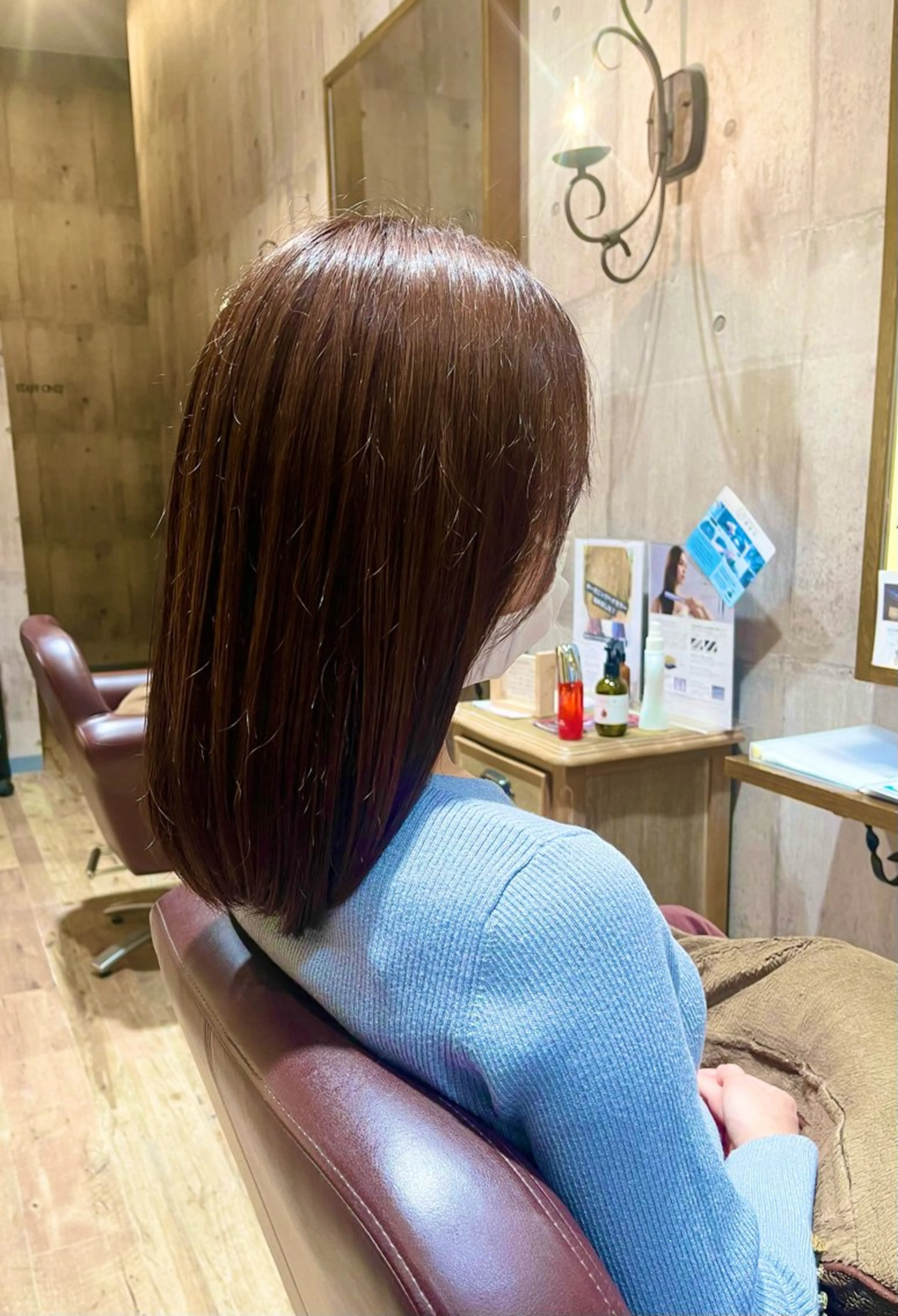 ミディアム いけだ さやかのヘアスタイル