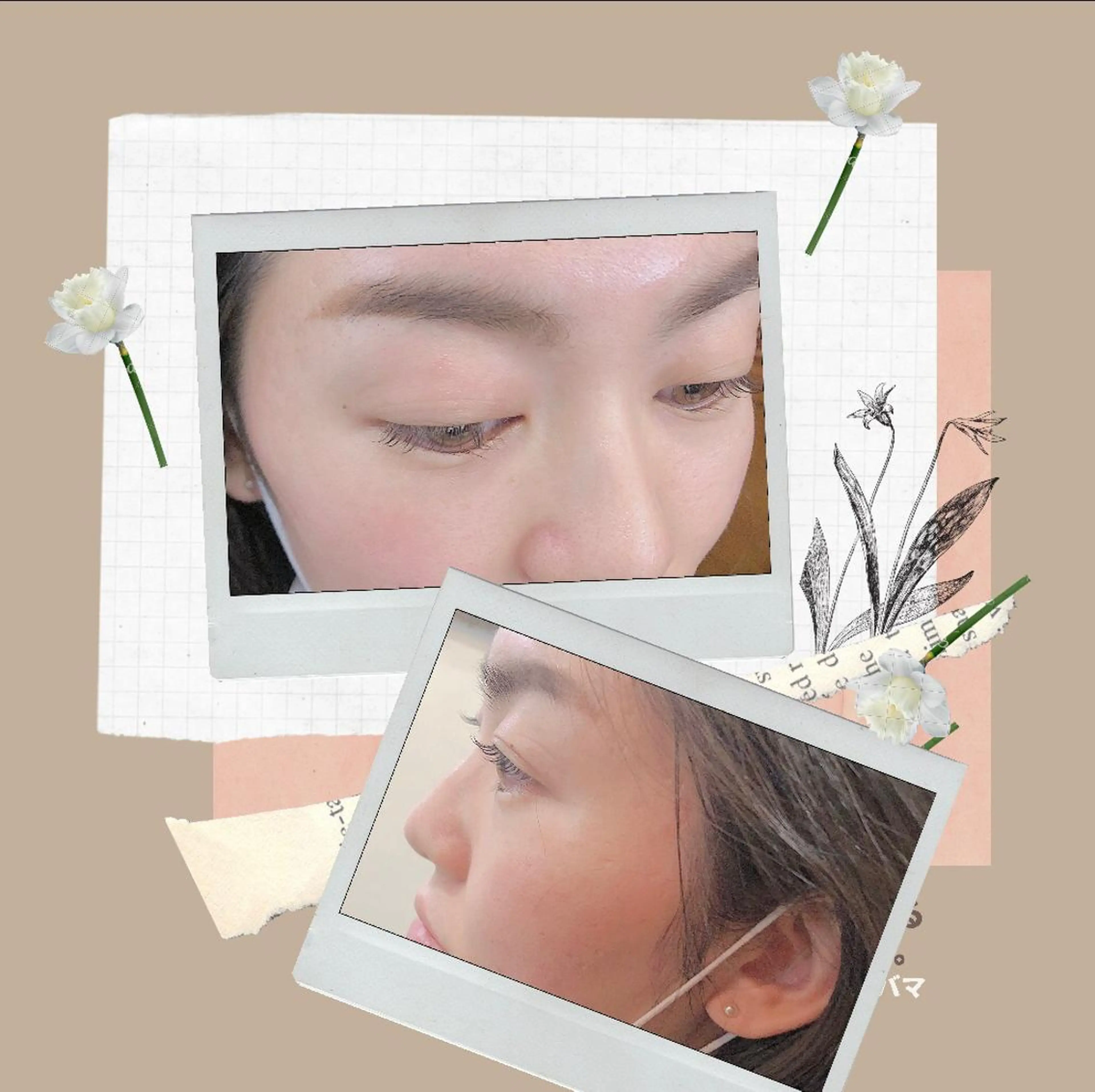 ショート カラー ネイル マツエク・マツパ illum hicariのネイルデザイン