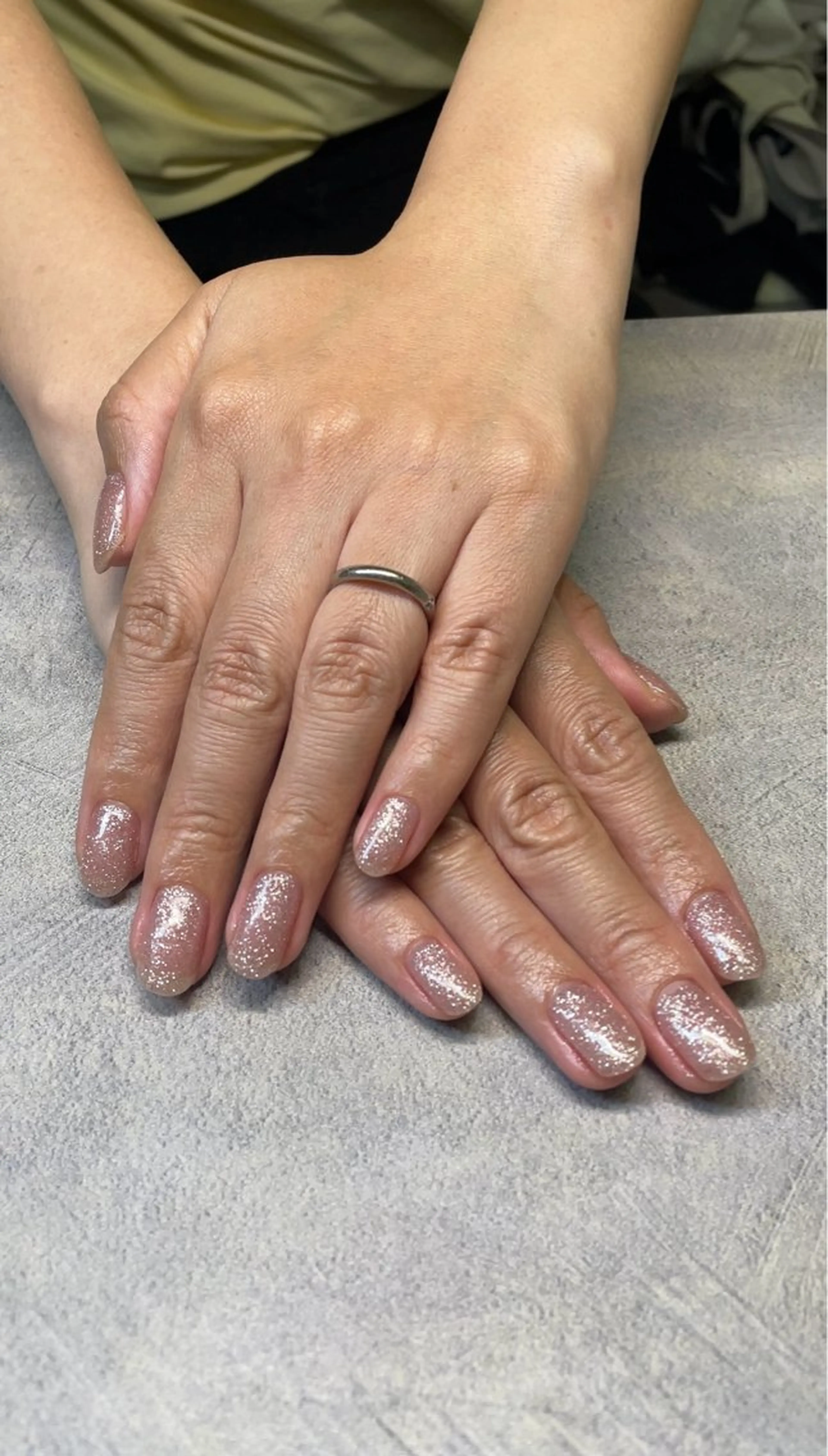 ネイル フラッシュネイル ラメ(グリッター) シンプルネイル HARUKA Mのネイルデザイン