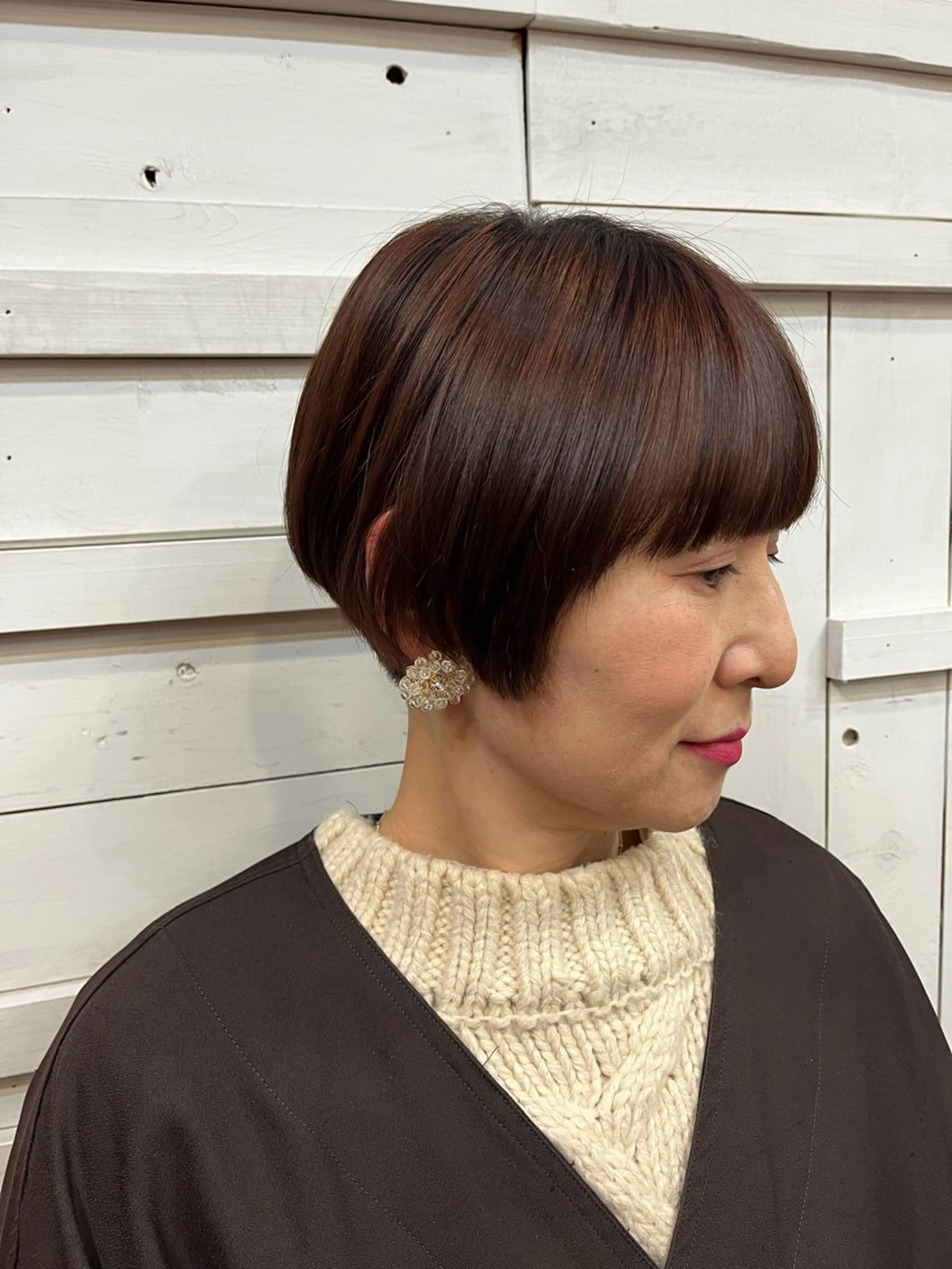 ショート カラー パーマ 🌼大人美人ショート 佐藤慎哉🌼のヘアスタイル