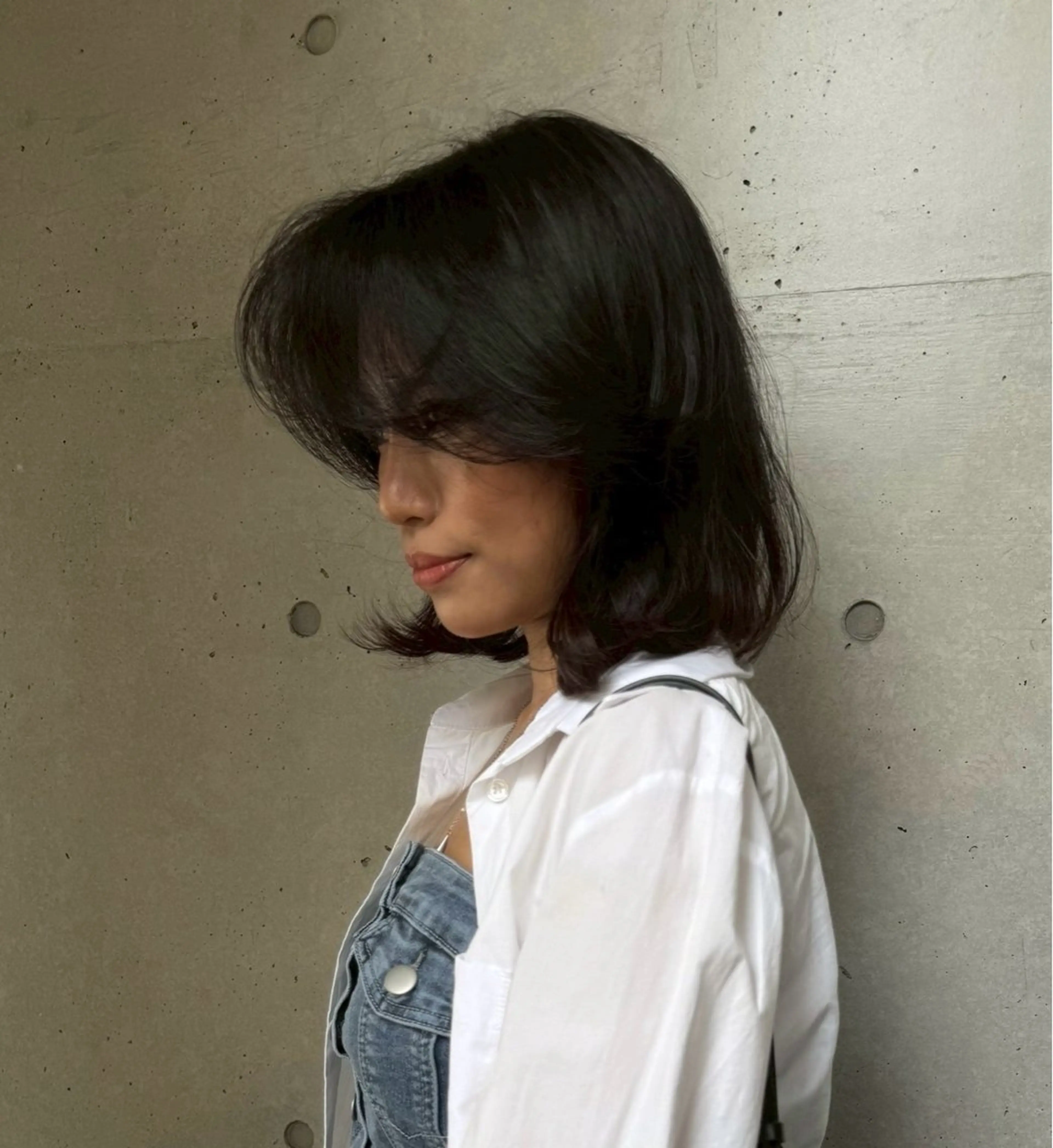 ショート カラー Leverage広尾所属・海外風カラー🌿 透明感白髪染めのヘアスタイル