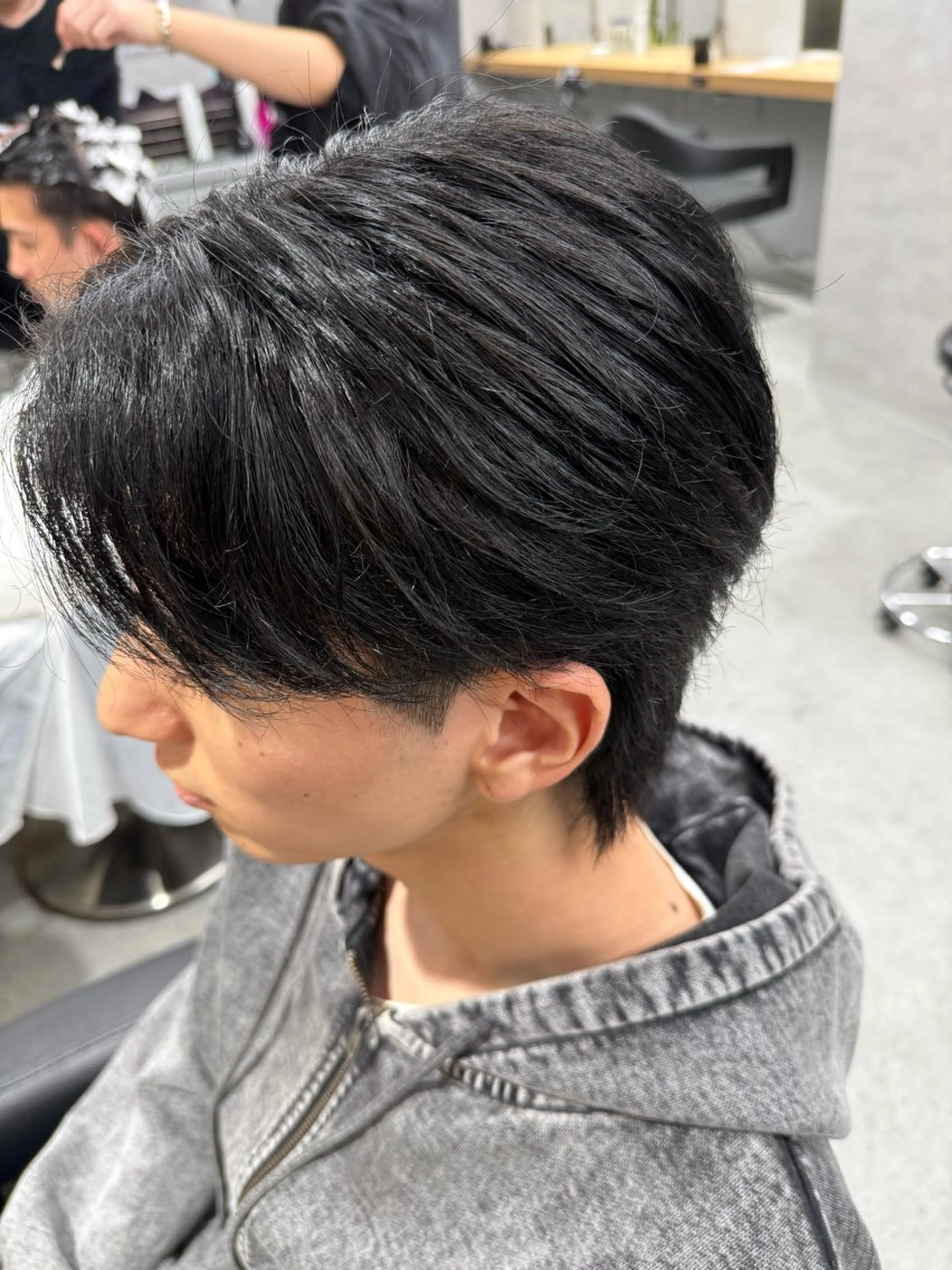 ヘアアレンジ メンズ カット ヘアセット Ryo横浜韓国ヘア/ 曲がる縮毛矯正特化のヘアスタイル