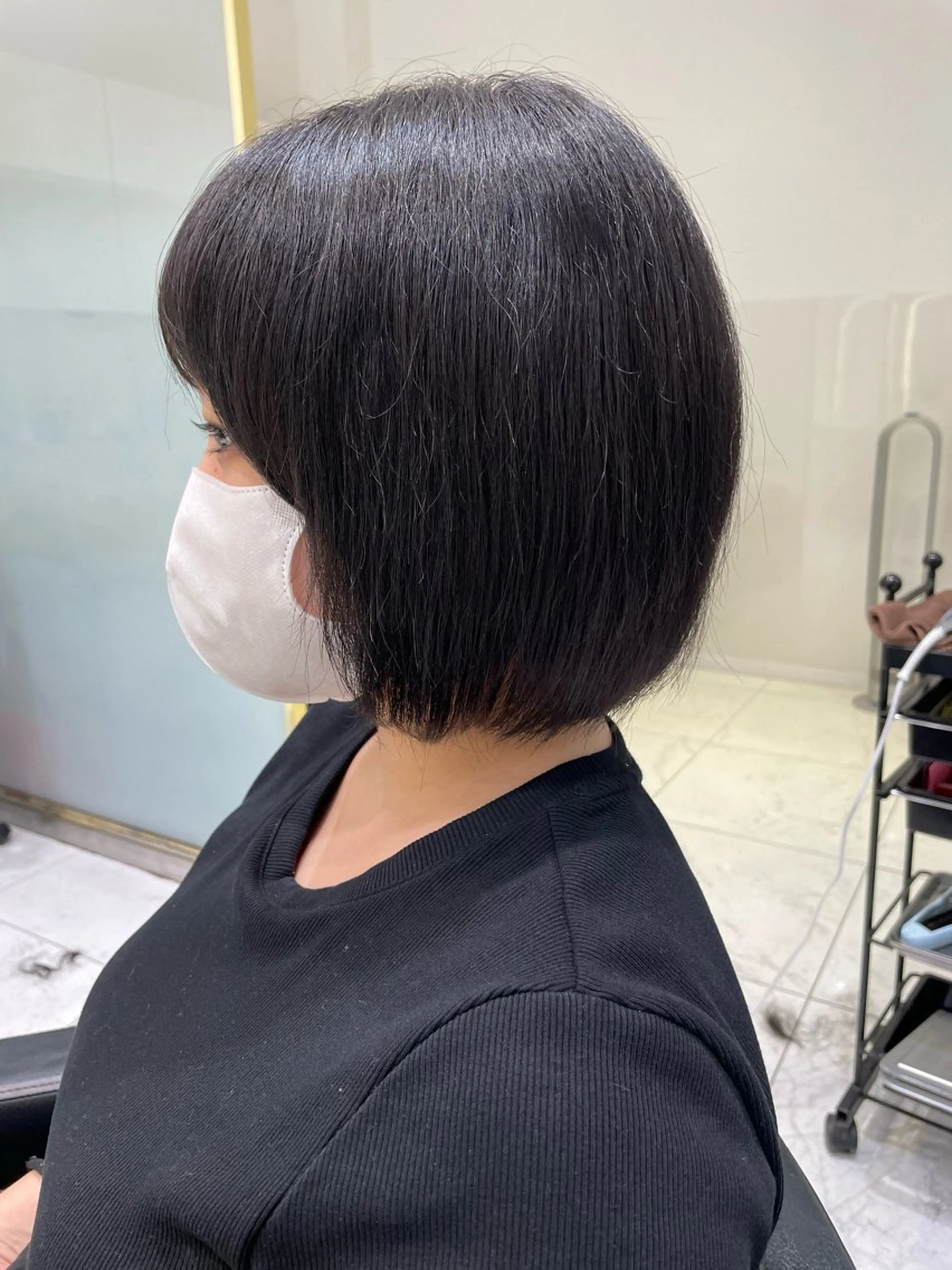 ショート ボブ カットモデル無料✨ 塚田のヘアスタイル