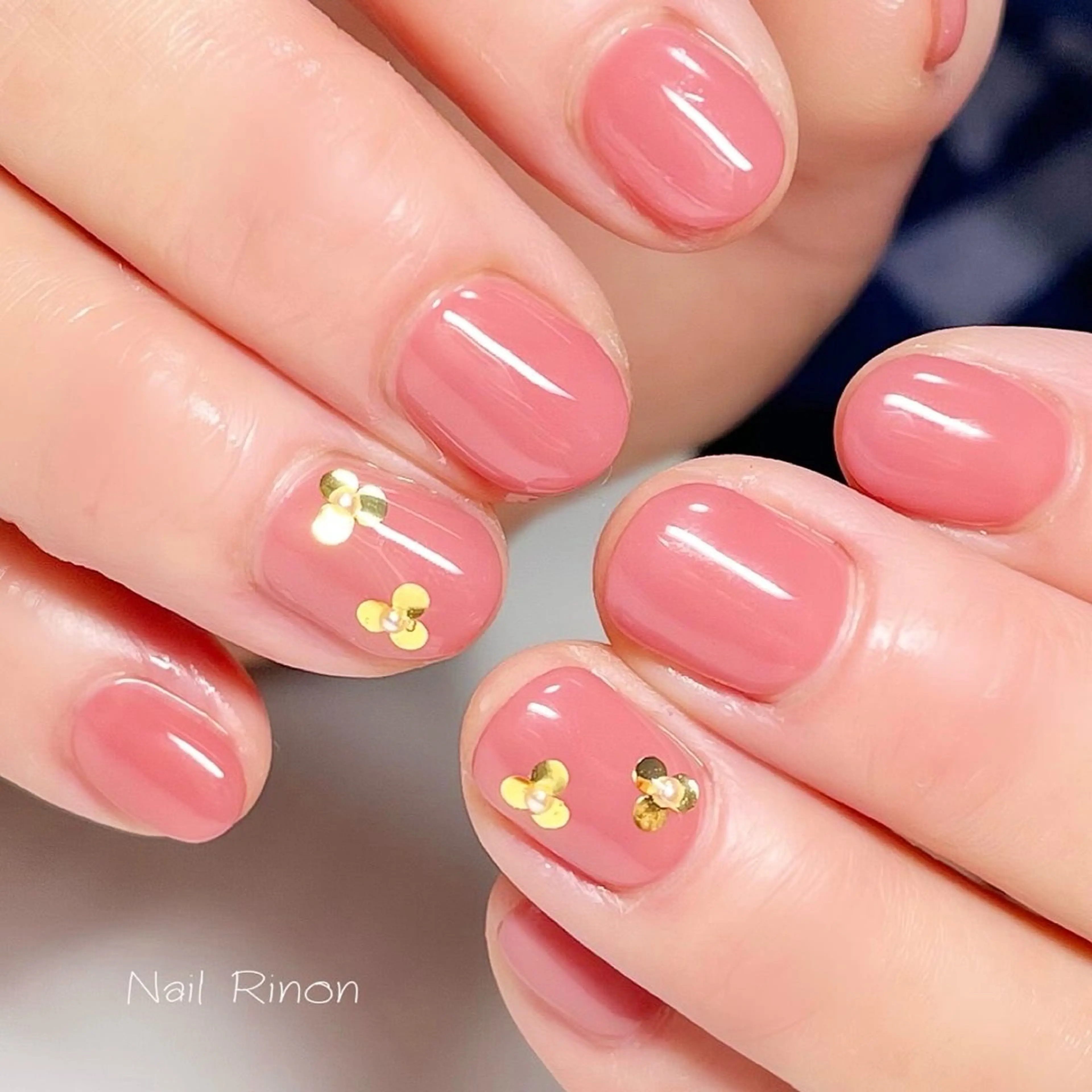 ネイル シンプルネイル ハンドネイル Nail Rinonのネイルデザイン