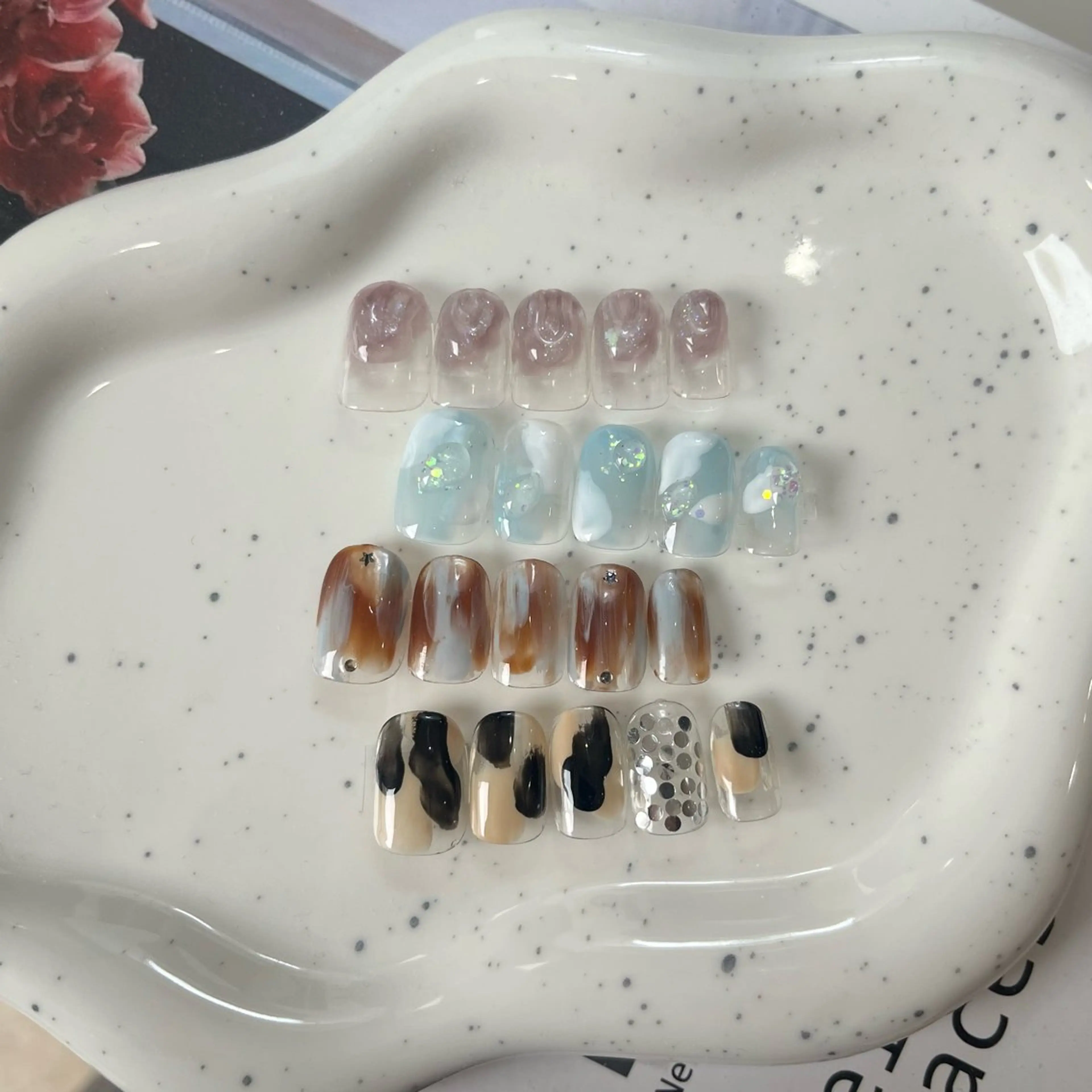 【HAND】ジェルオフなし/ニュアンスコースの写真