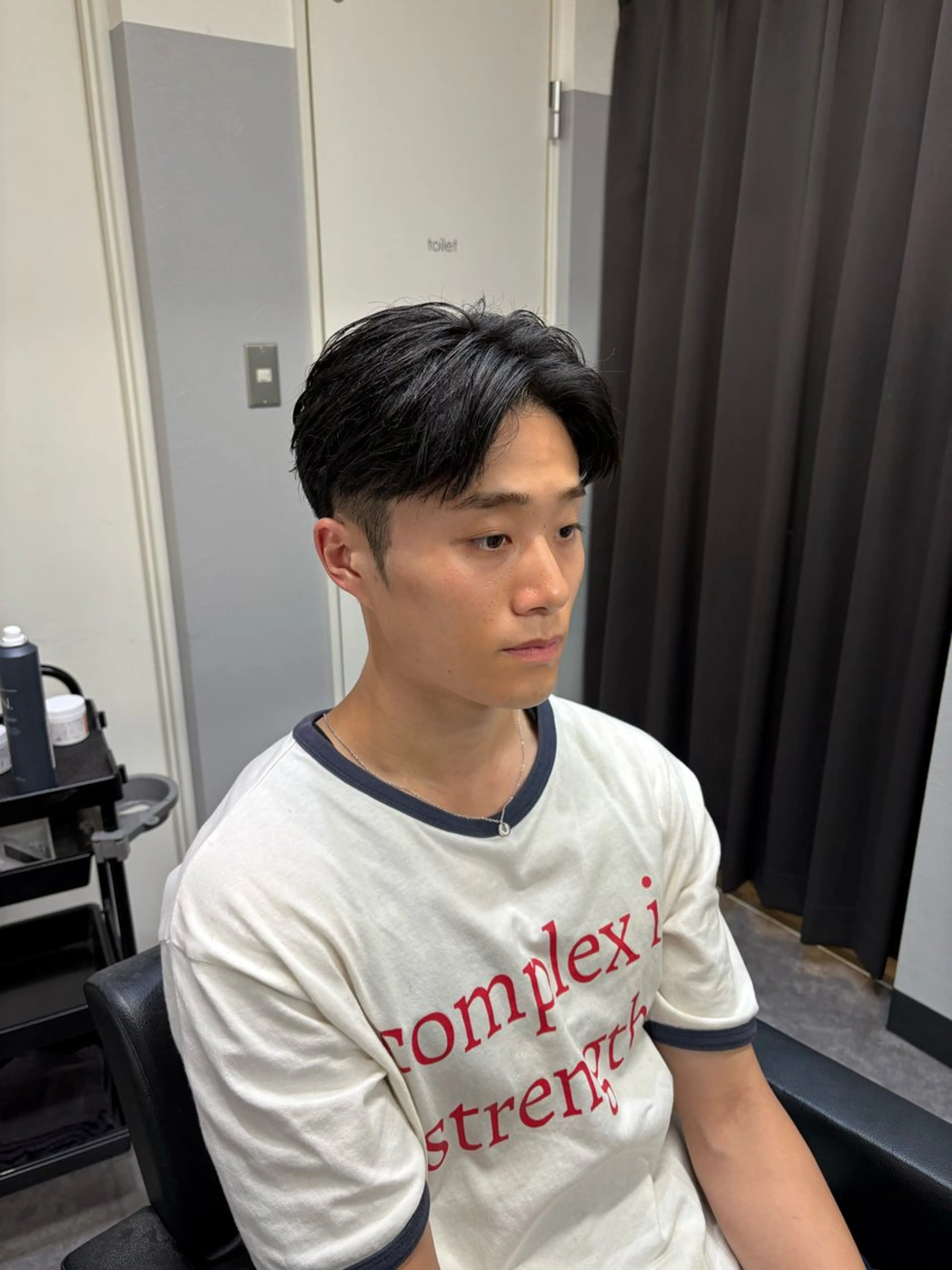 ショート メンズ 学生（メンズ向け） メンズショート 学生 ショートヘア フェード限定募集 BRIGHT木村のヘアスタイル