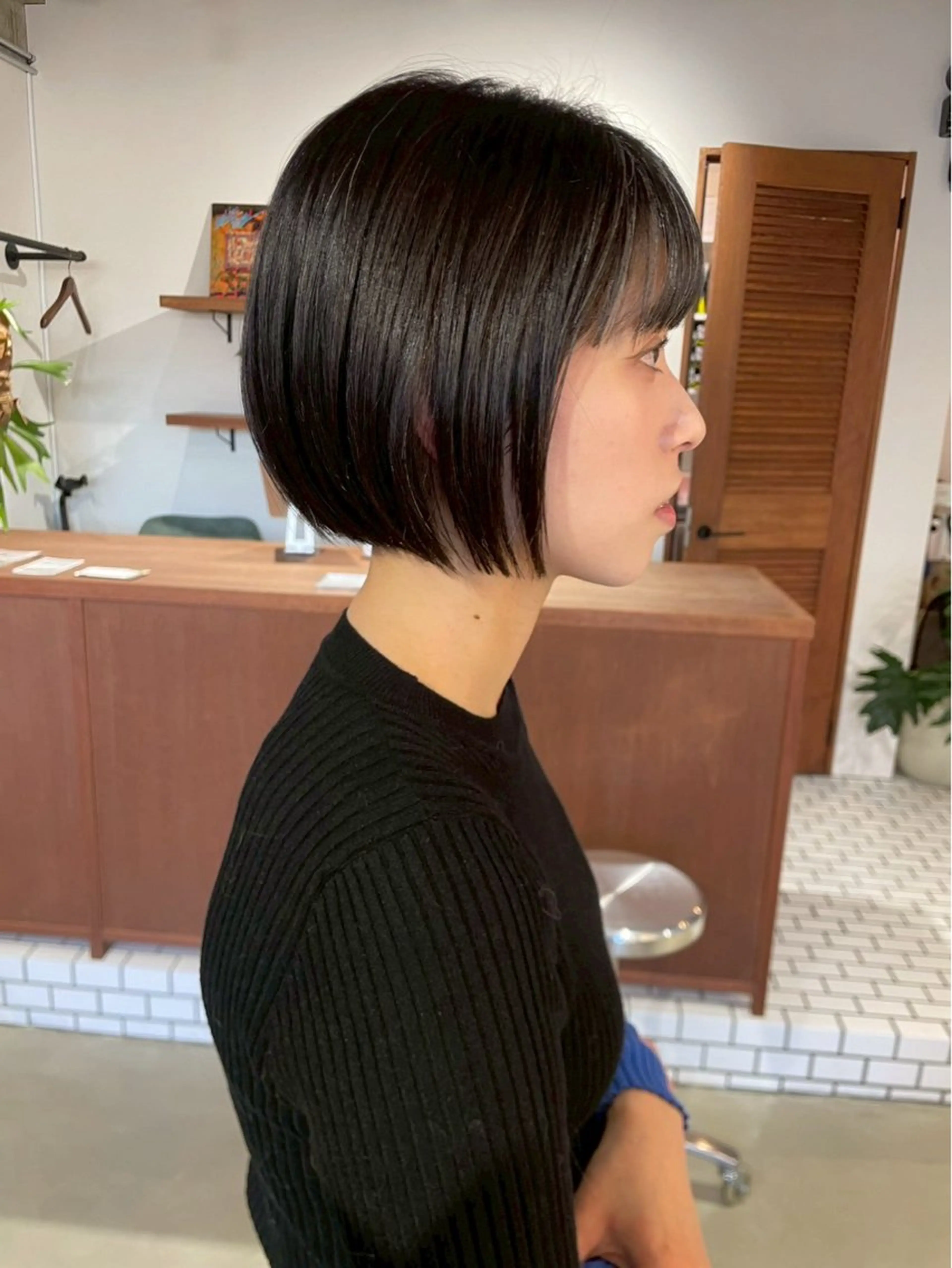 ミディアム カラー ボブ kaito /都立大学herのヘアスタイル