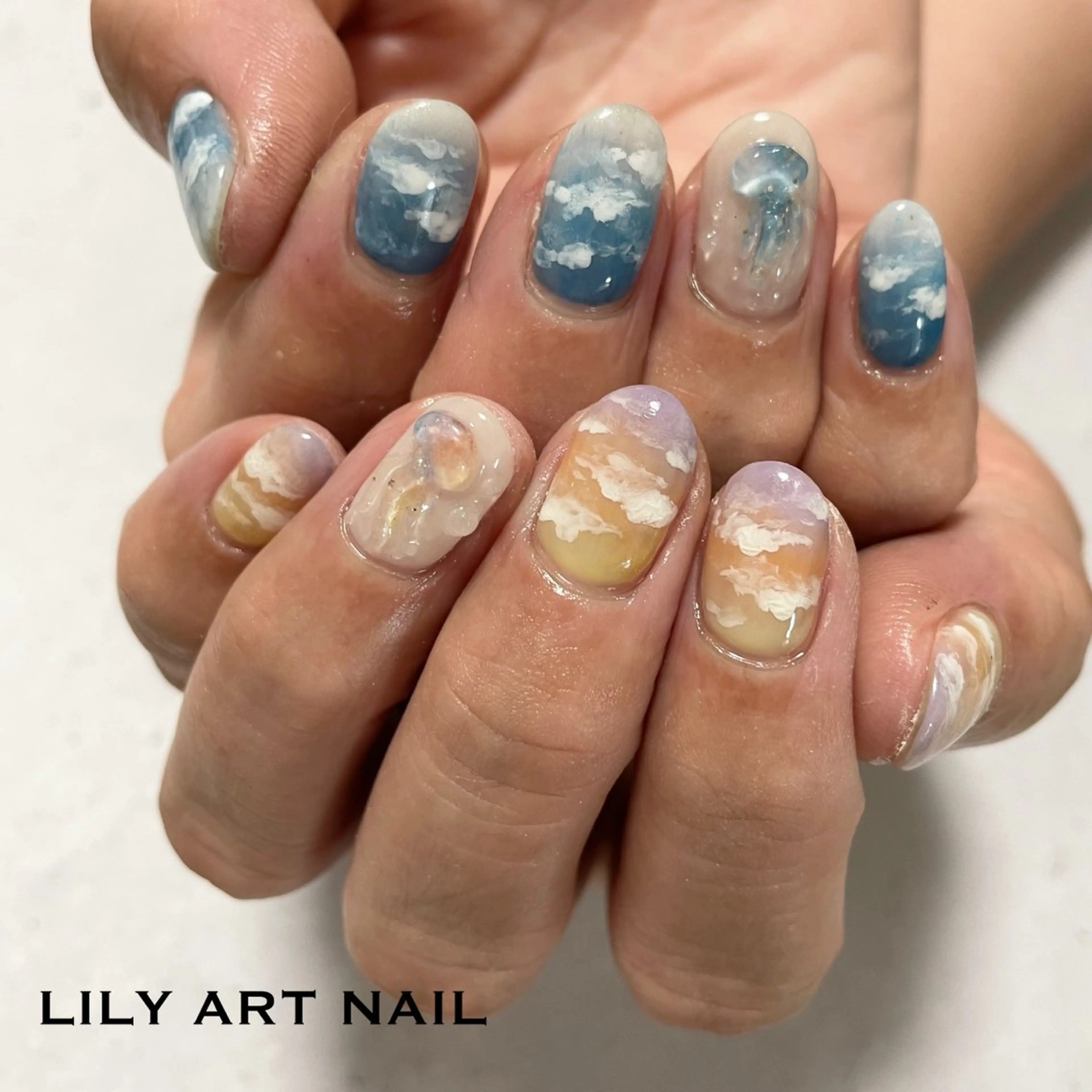 ネイル ハンドネイル LILY  ART NAILのネイルデザイン