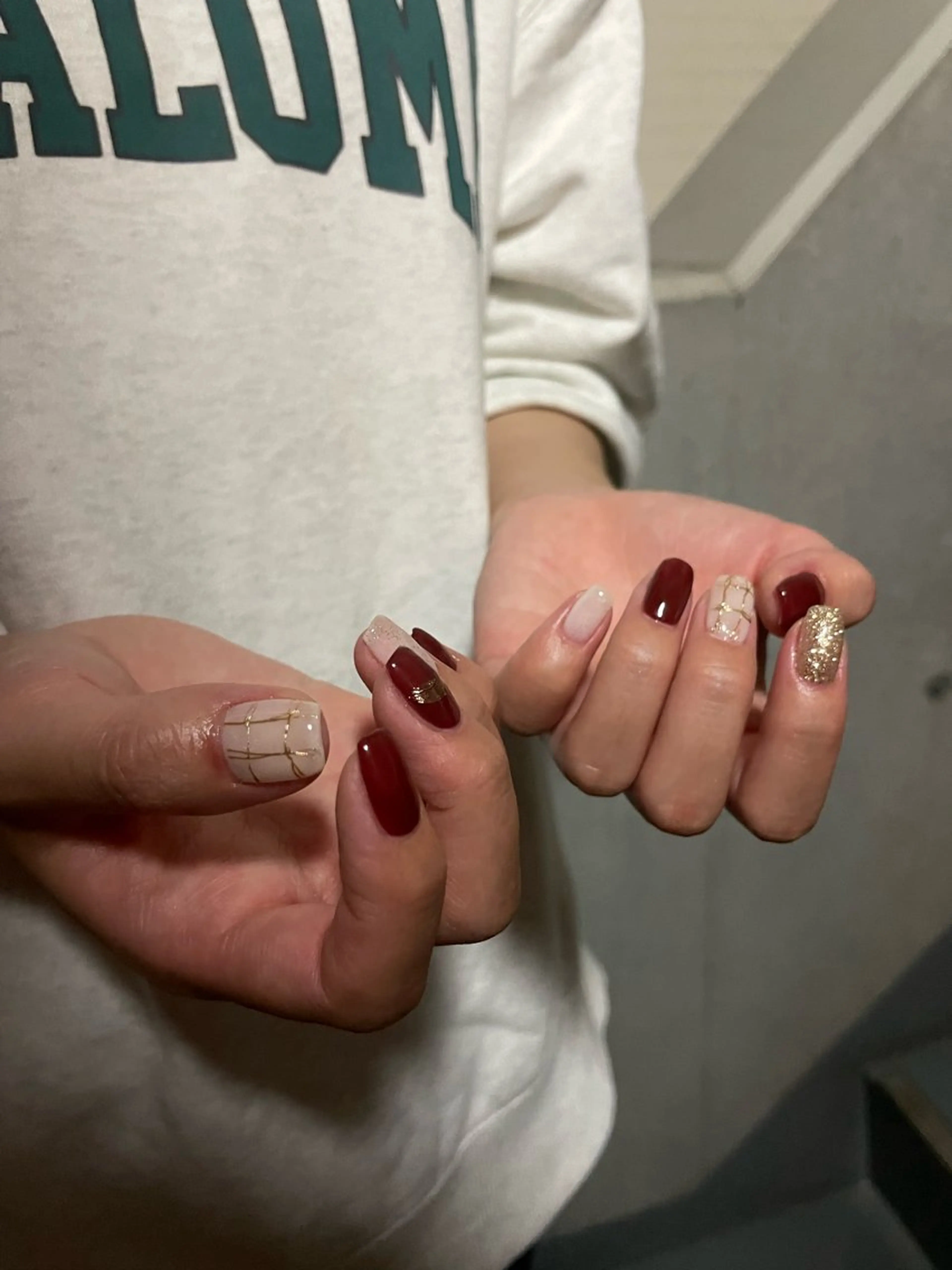 ネイル アートネイル シンプルネイル 🫧Sunrich lu🤍のネイルデザイン