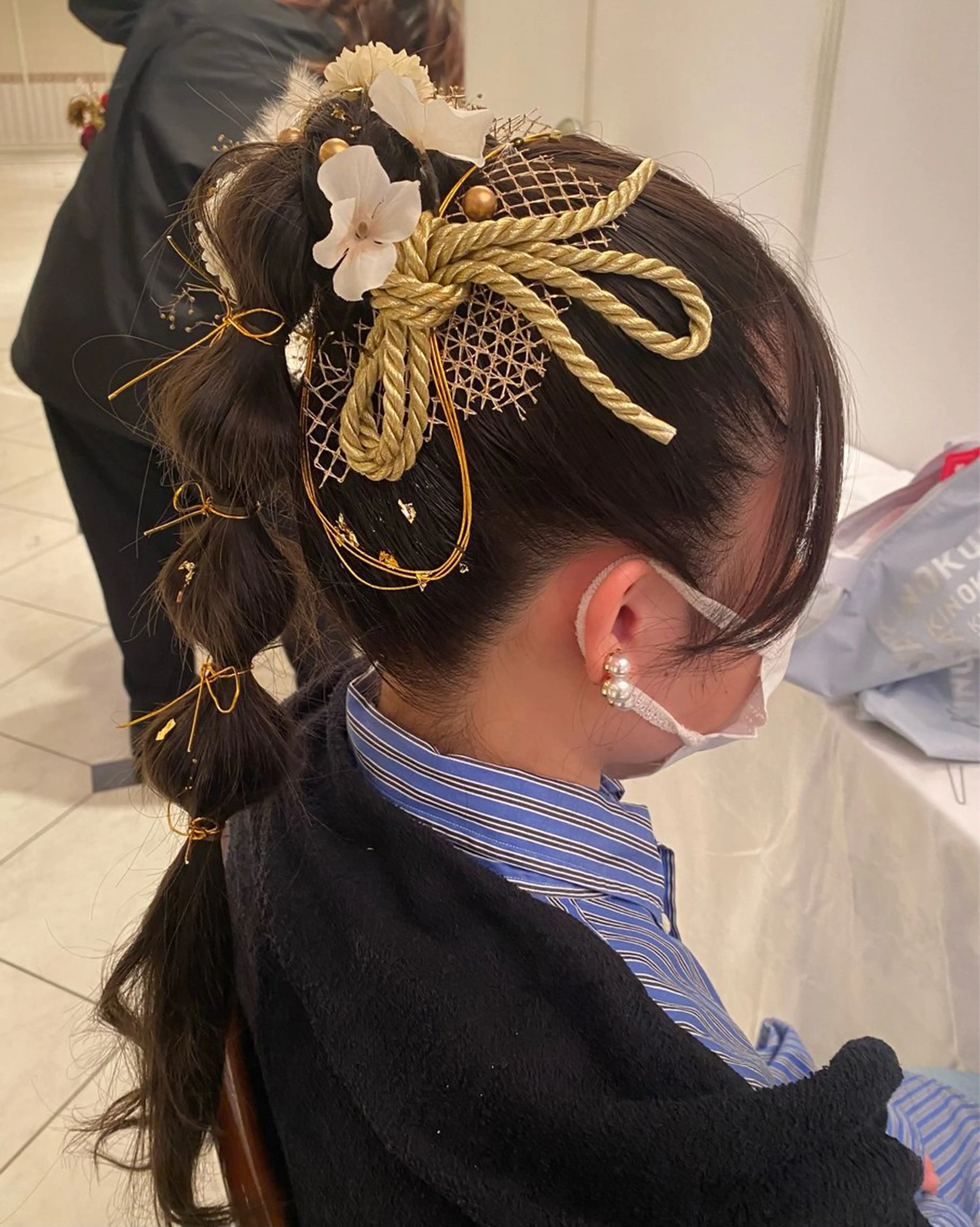 ロング ヘアアレンジ 成人式 艶カラー吉祥寺🌸 KAZUEのヘアスタイル