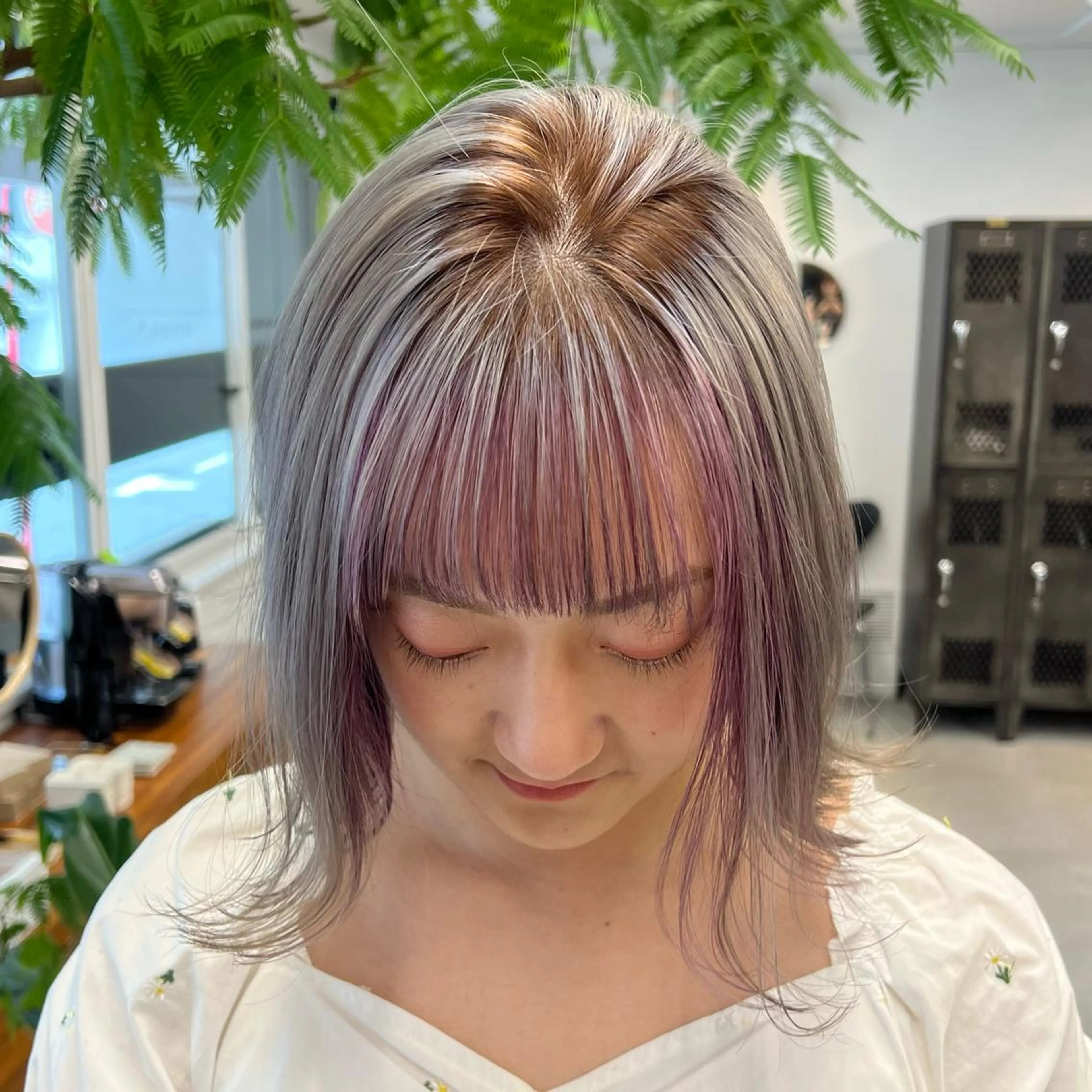 ミディアム INORI @de2poのヘアスタイル