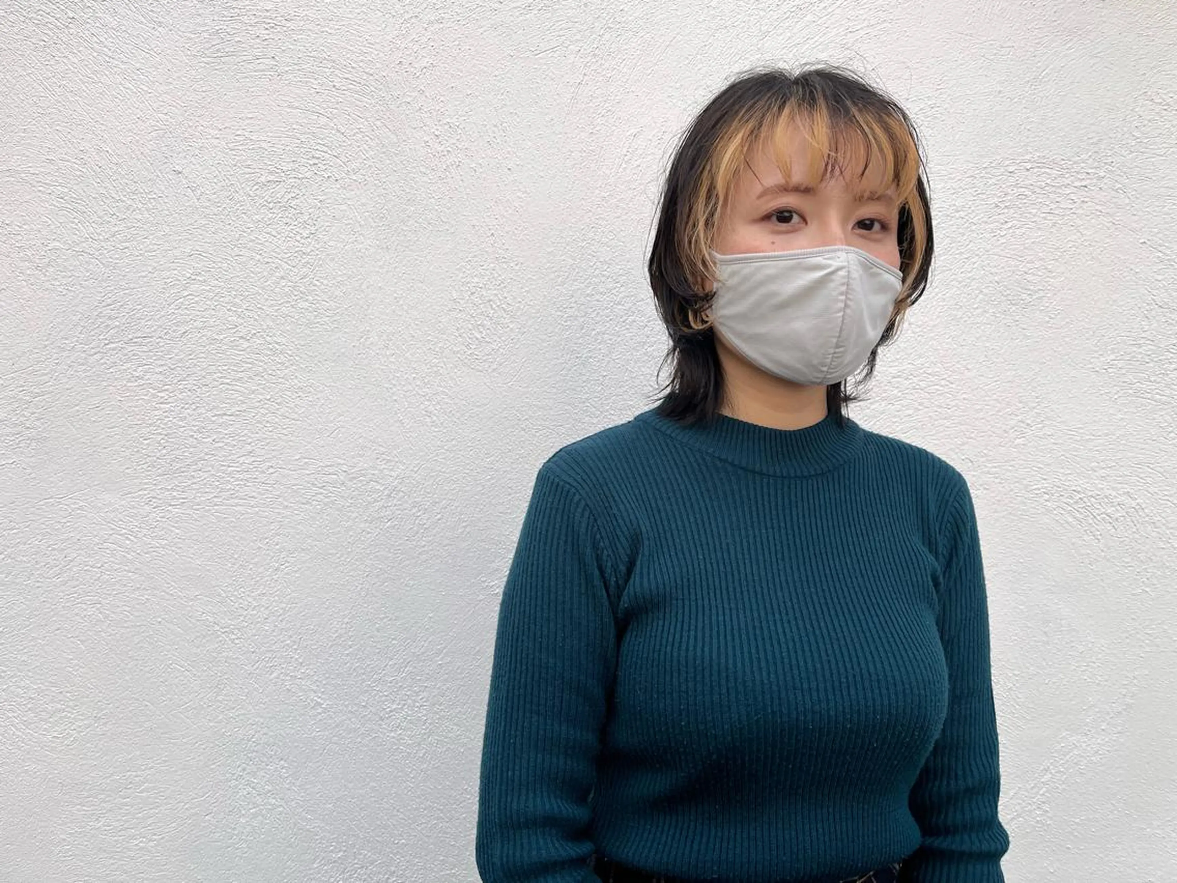 ショート カラー ミストバング  フェイスフレーミング ウルフカット SALOWIN神戸三宮店所属・【美髪を叶える】中谷 彰宏（アキ)のヘアスタイル