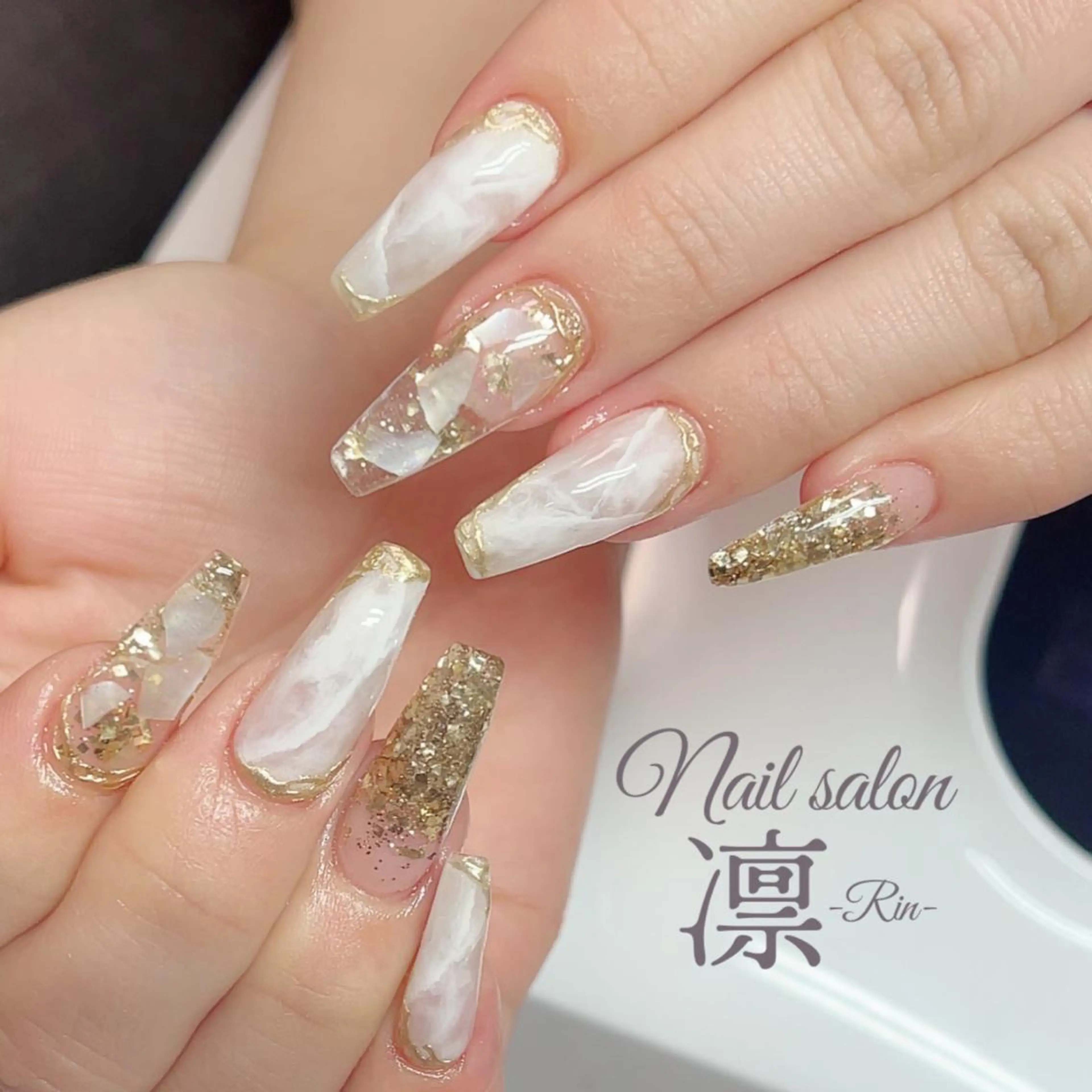 ネイル スカルプネイル private salon凛のネイルデザイン