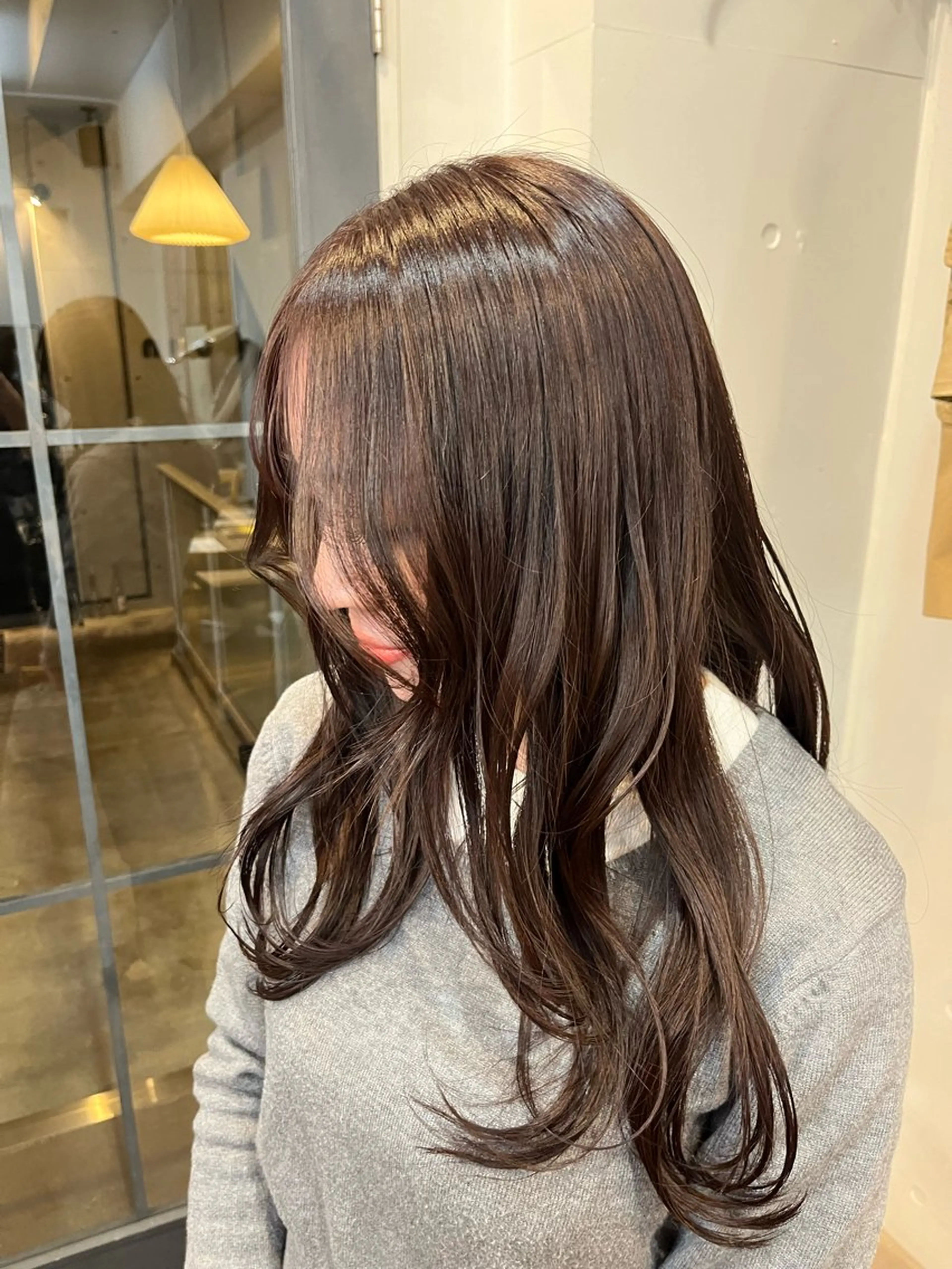 ロング ヘアカラー riko／ SYS by fitのヘアスタイル