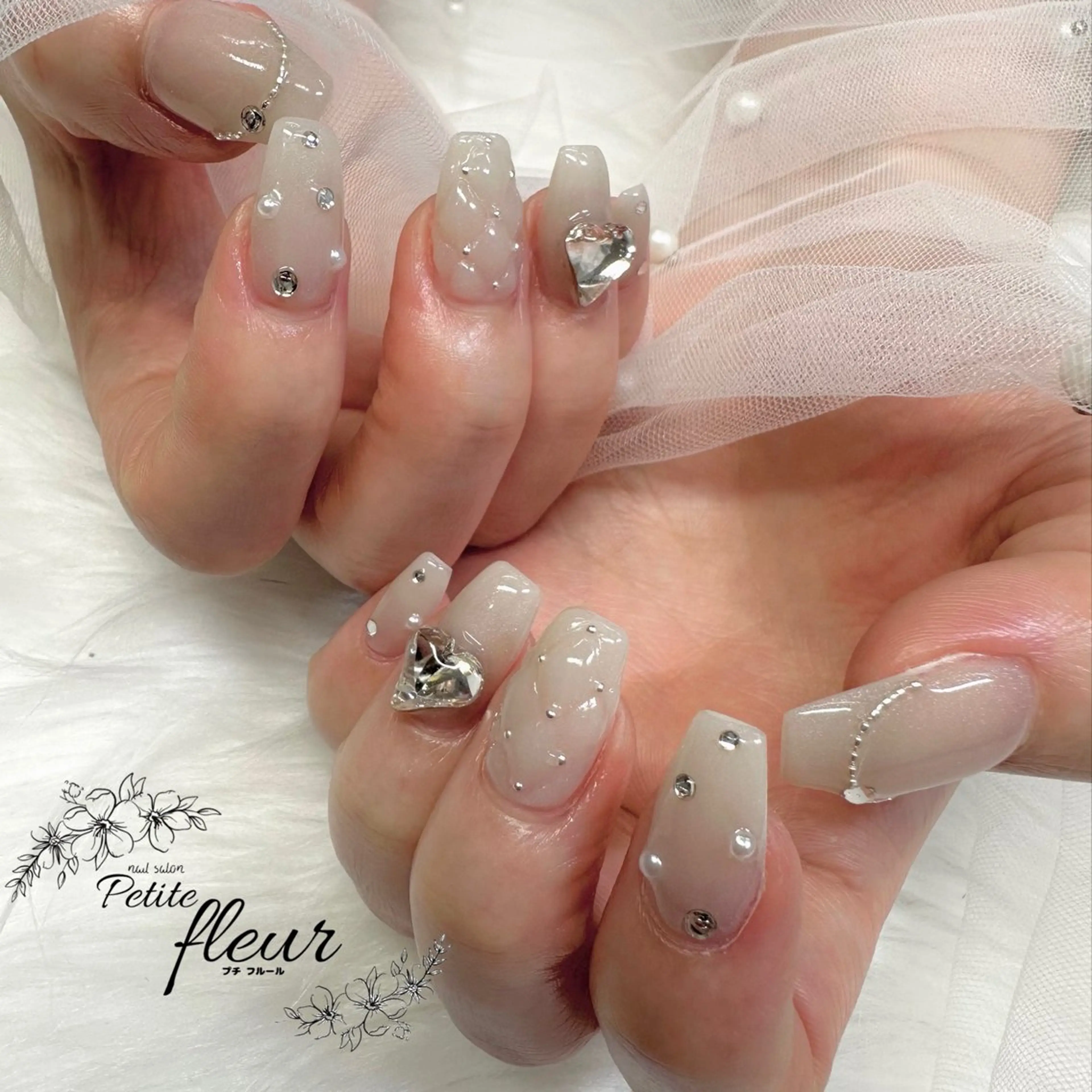 ネイル ワンカラーネイル ❁⃘*。Petite fleur❁⃘*りさのネイルデザイン