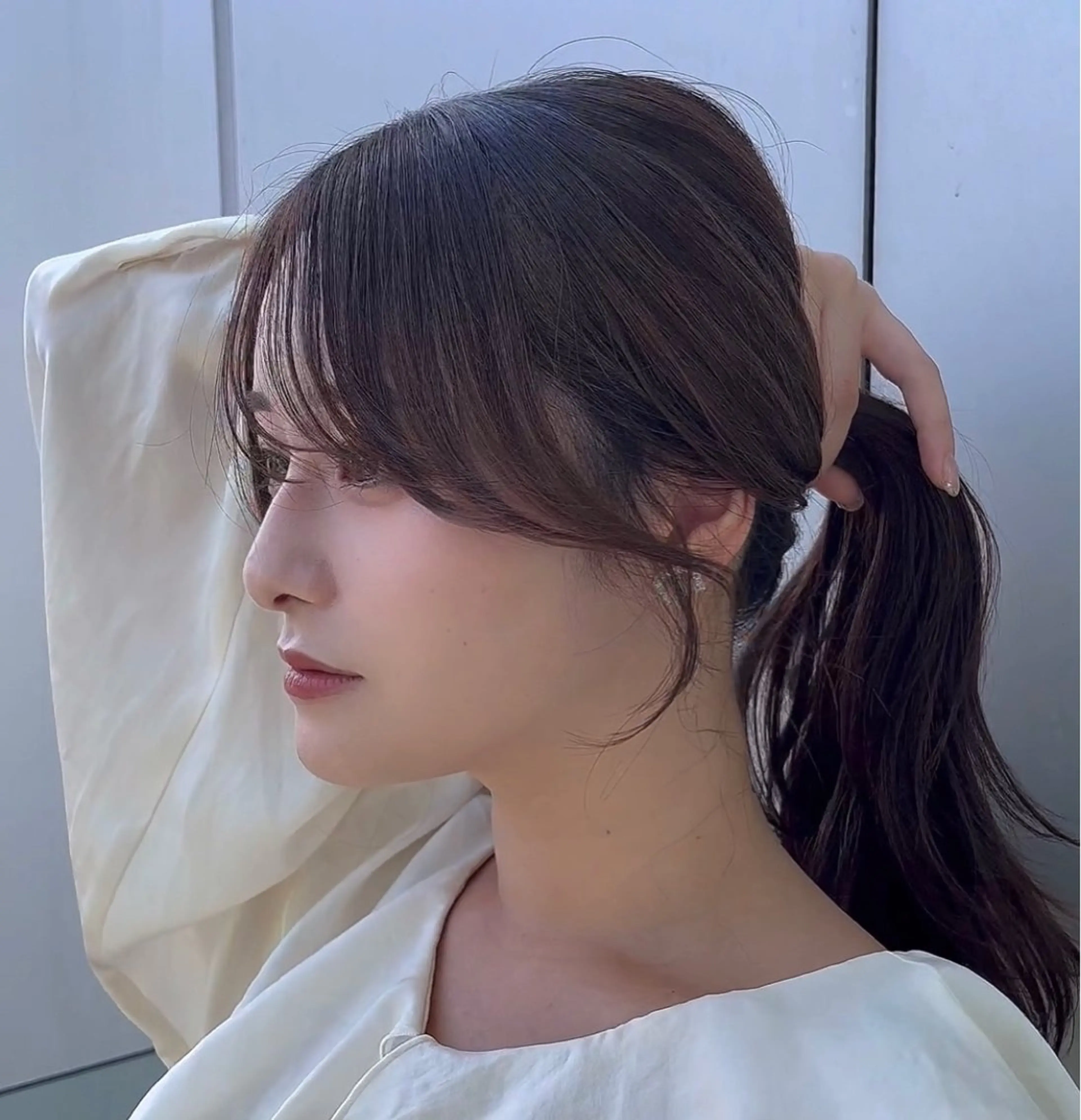 ロング カラー カット ヘアカラー トリートメント 🌫️大人韓国ヘア 🌫️naoyaのヘアスタイル