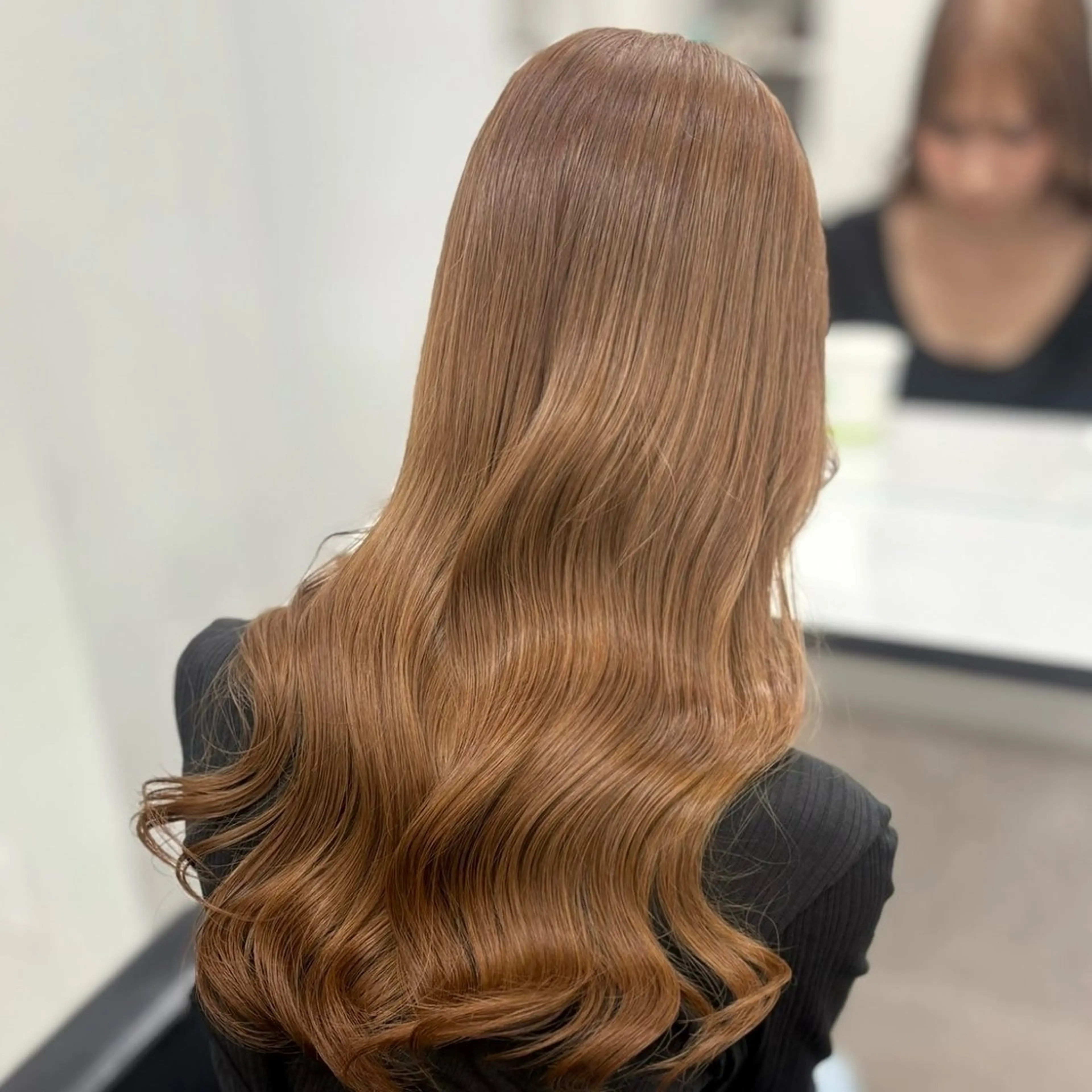 ロング カラー ベージュカラー ブリーチ ヘーゼル ブリーチなしカラー ヘアカラー 透明感カラー🫧 arinaのヘアスタイル