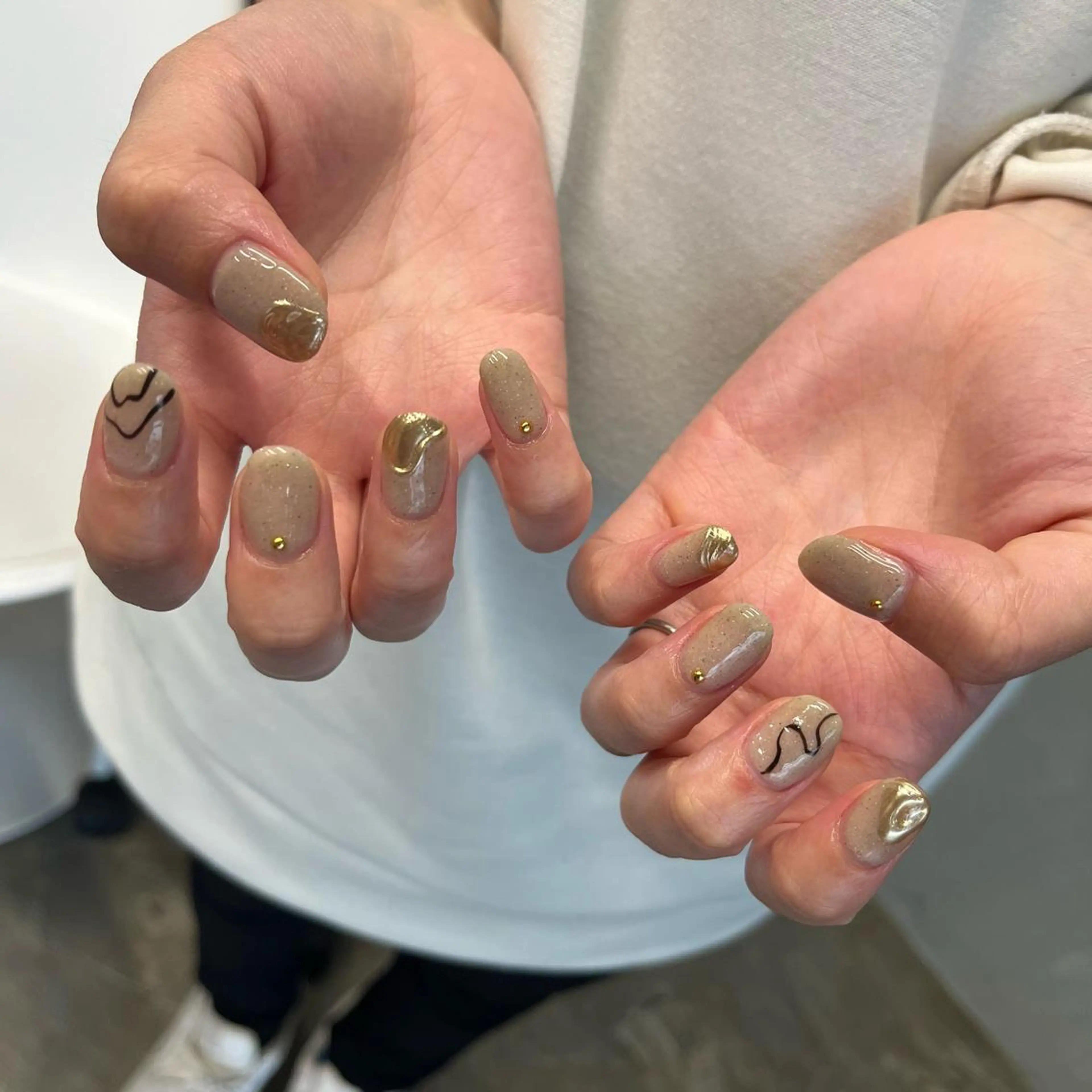 ネイル ハンドネイル Daywithout Anythingのネイルデザイン