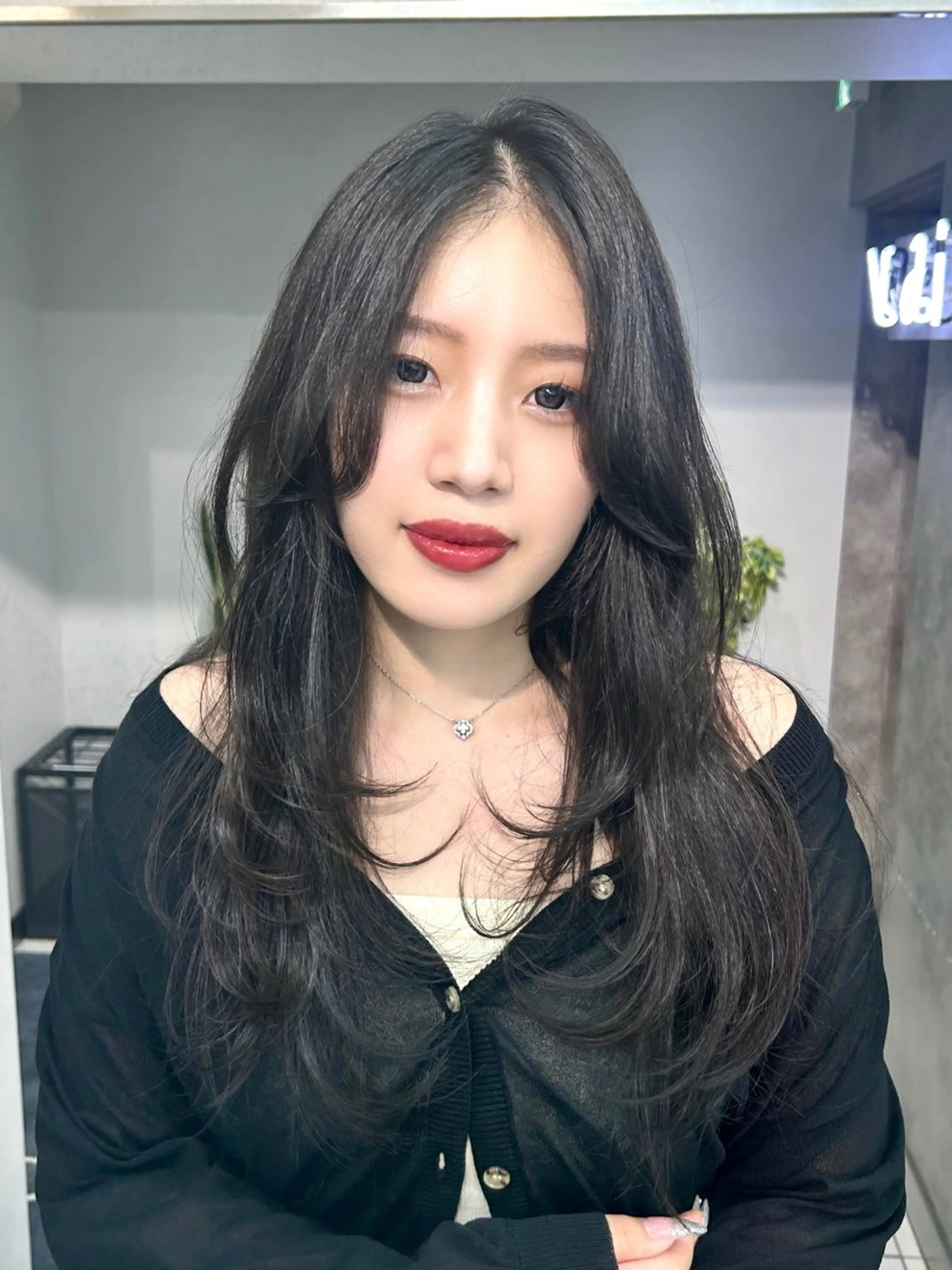 ロング くびれボブレイヤー 渋谷/kougaのヘアスタイル