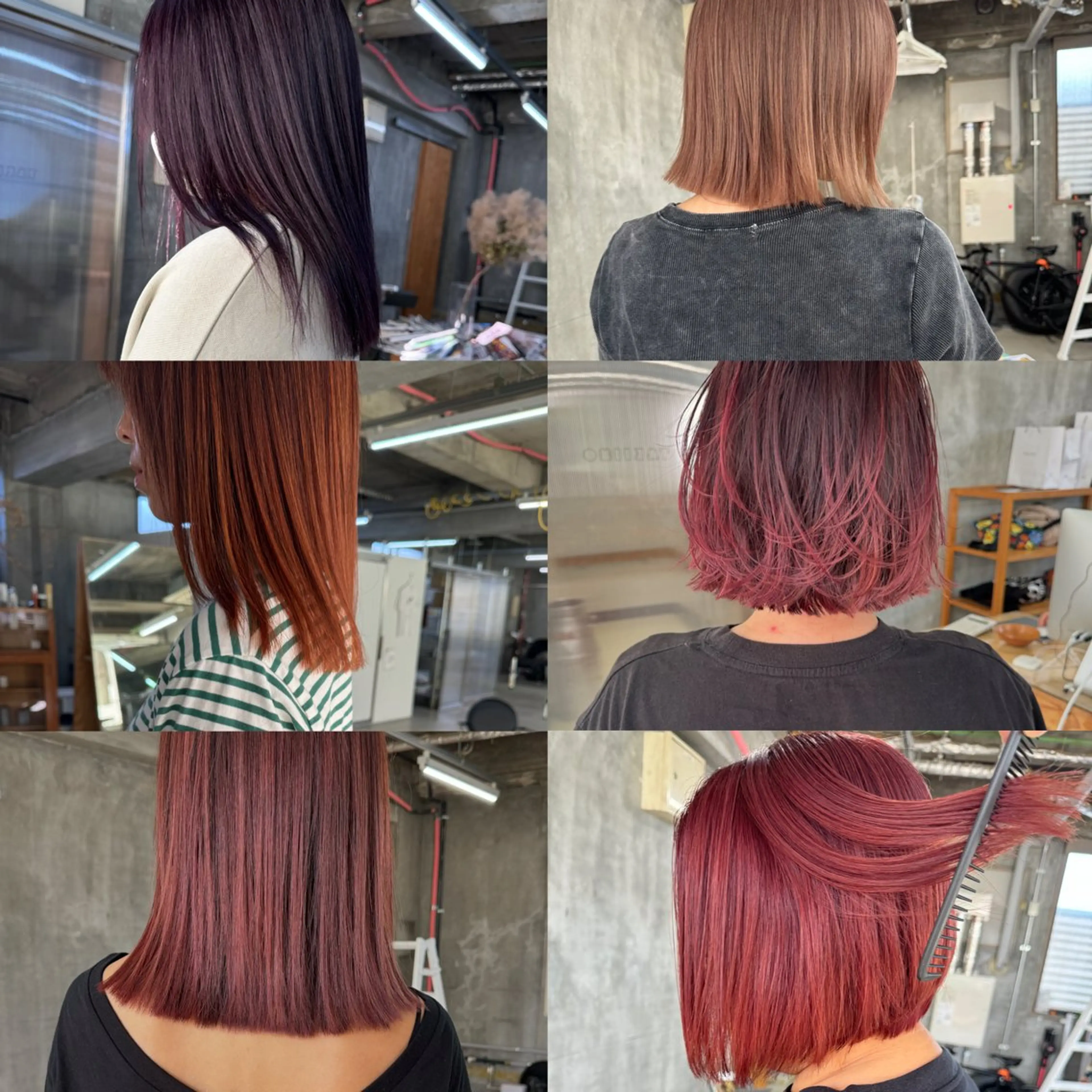 ミディアム カット ヘアカラー サトウ レンマのヘアスタイル