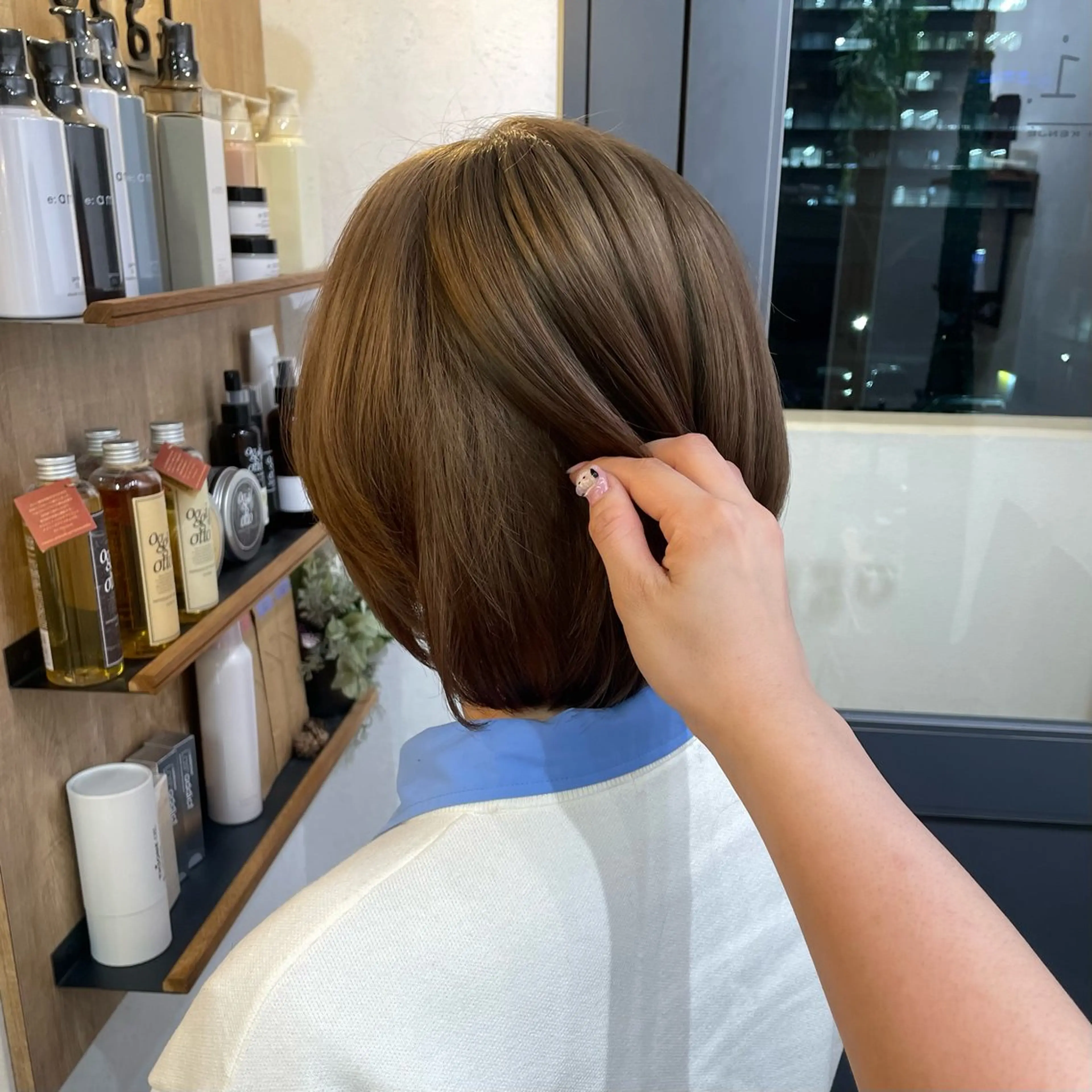 カラー 艶カラー🪡髪質改善 アレンジ🎀airiのヘアスタイル