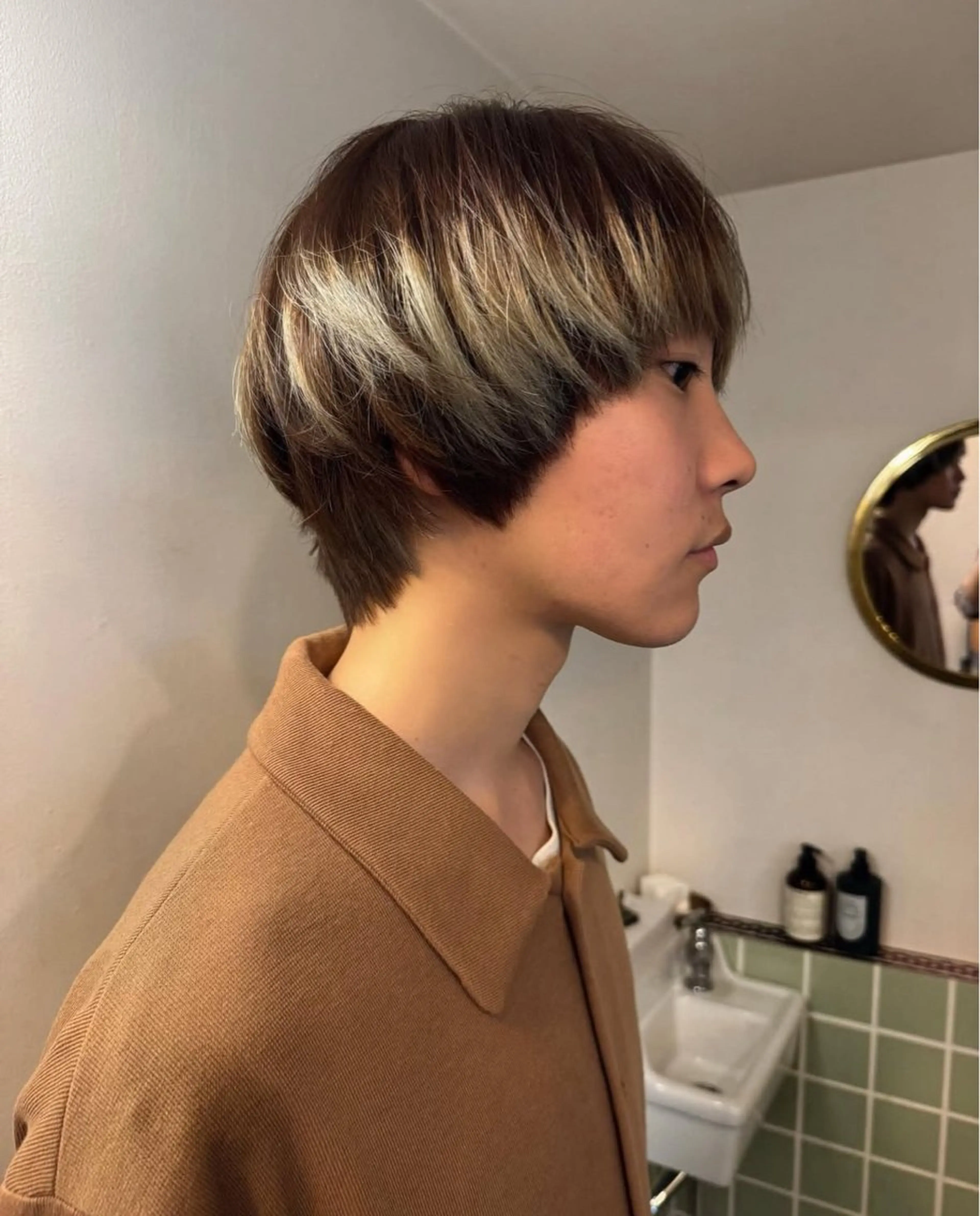 ショート カラー メンズ ヘアカラー misa___boo MISAのヘアスタイル