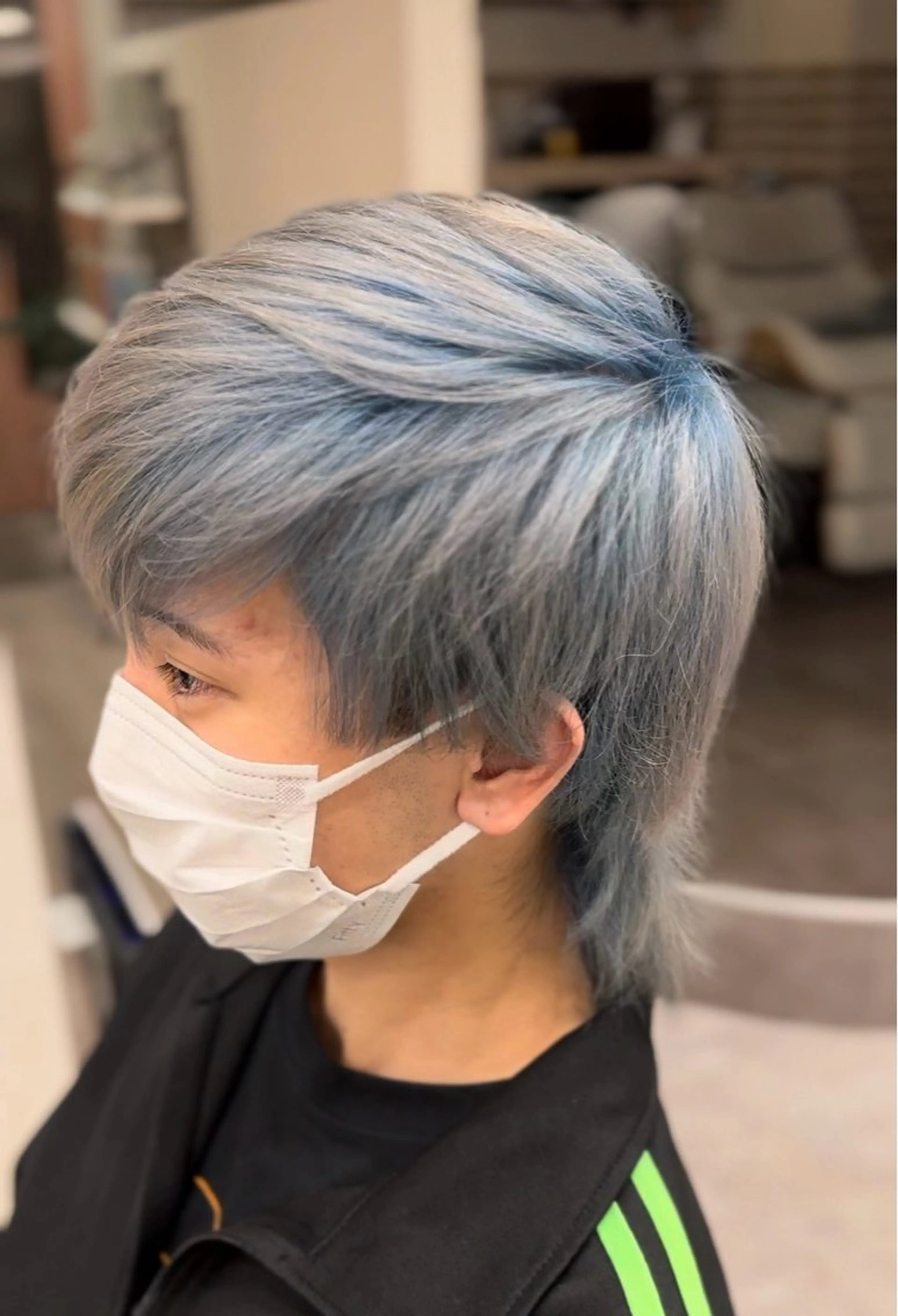 ショート カット ヘアカラー ボブ、レイヤー、 ハイトーン、古淵のヘアスタイル