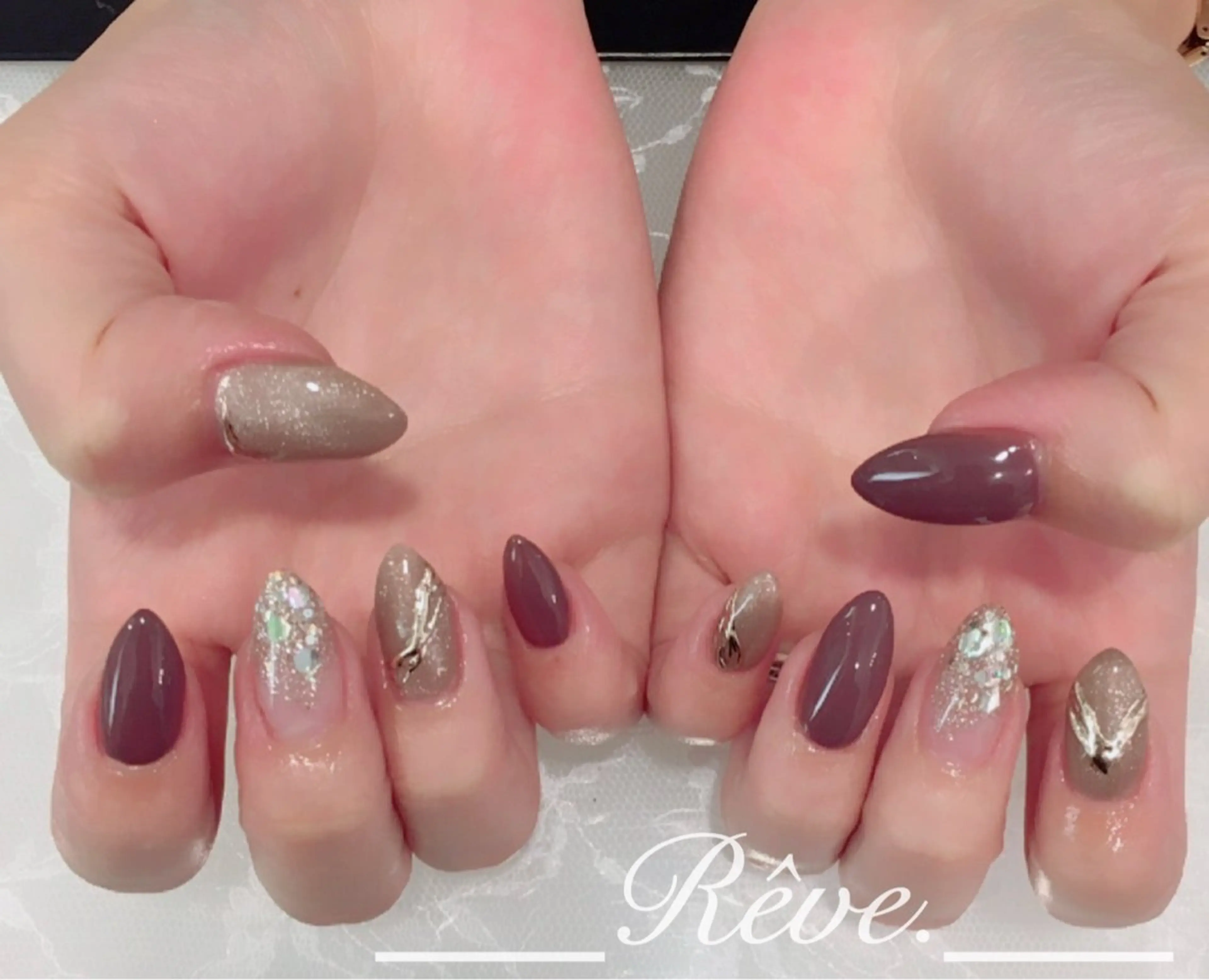 ネイル Reve. 黒澤のネイルデザイン