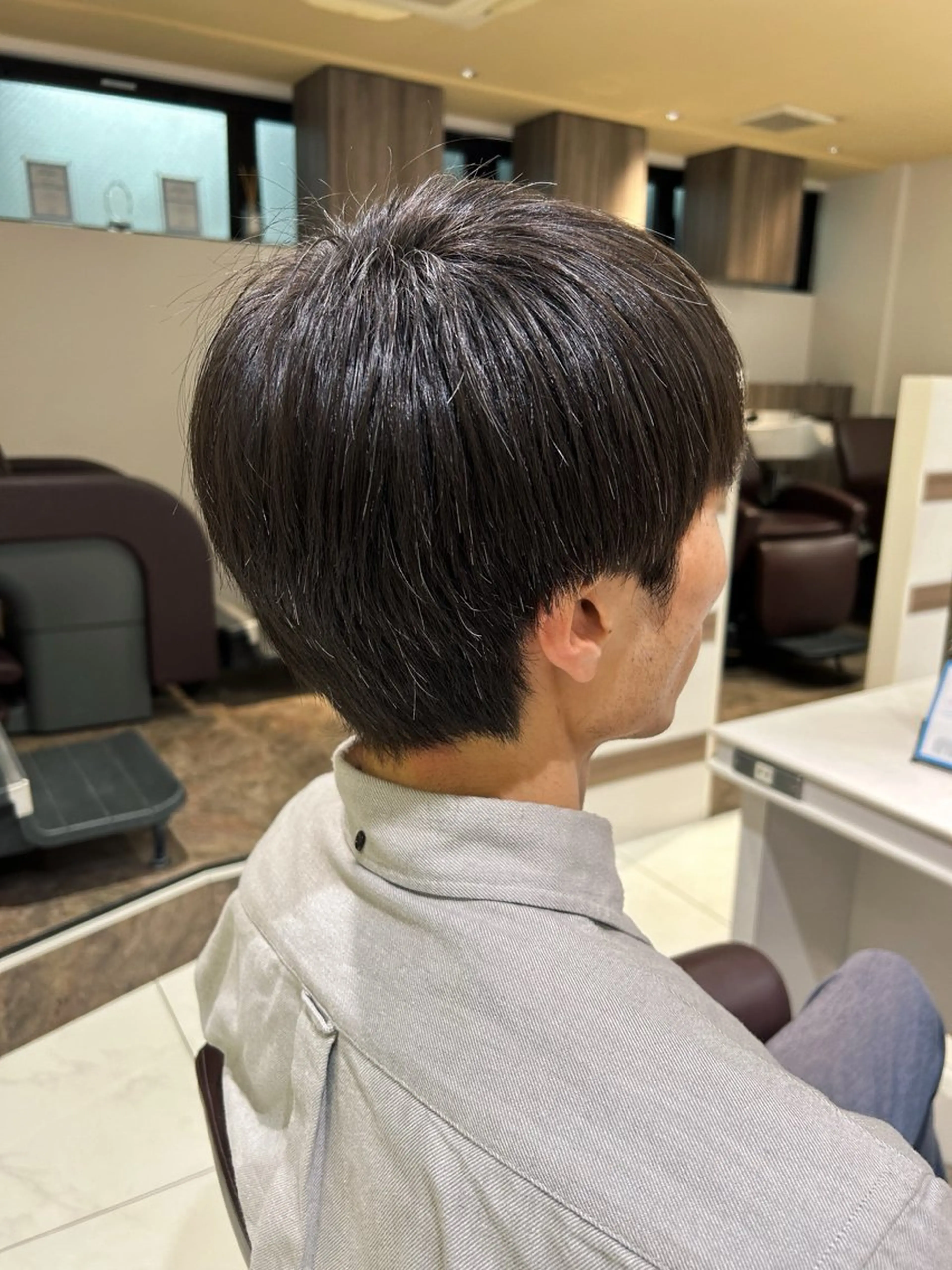 メンズ 🫧透明感イルミナ カラー🫧三浦菜々子のヘアスタイル