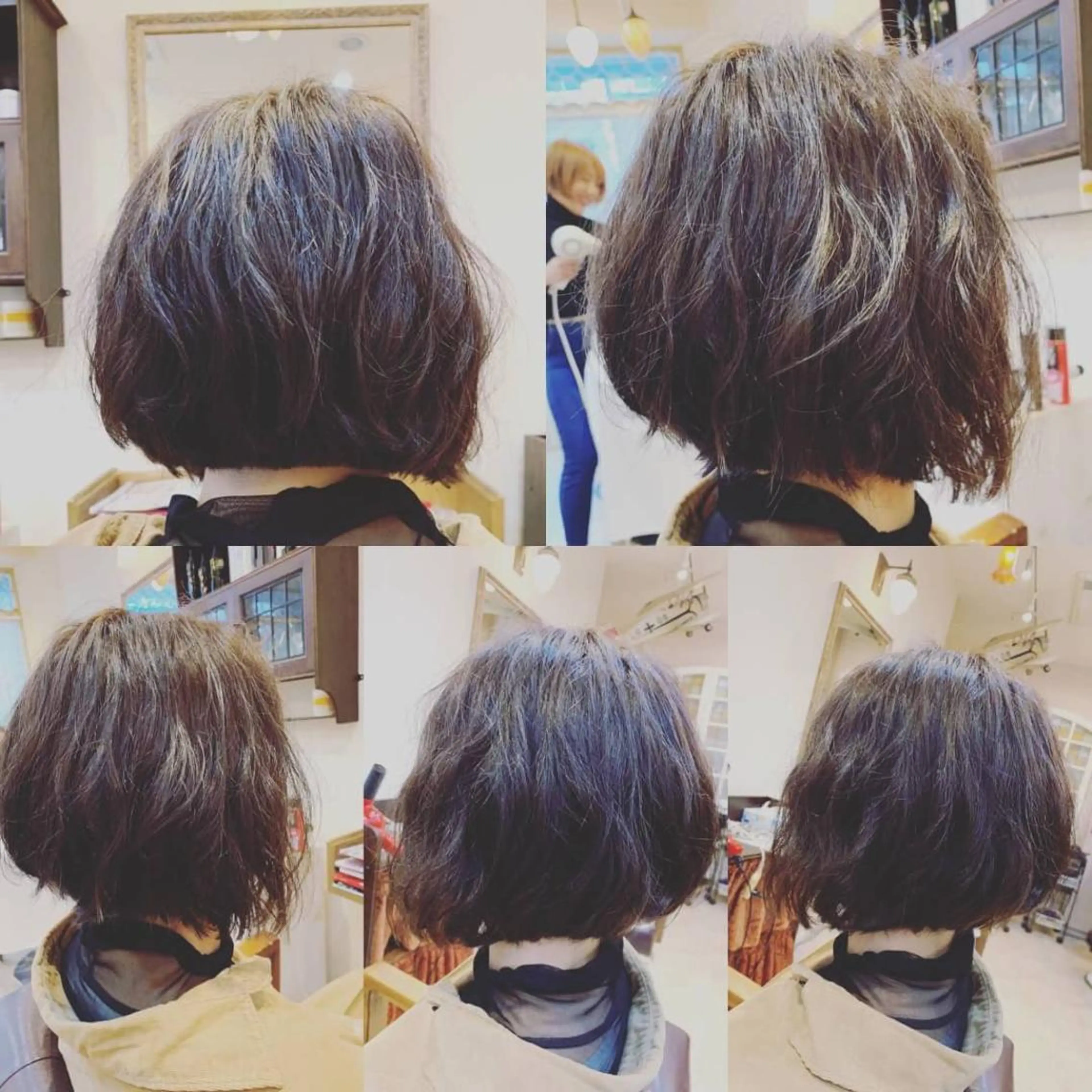 ショート カラー パーマ 佐藤 俊夫のヘアスタイル