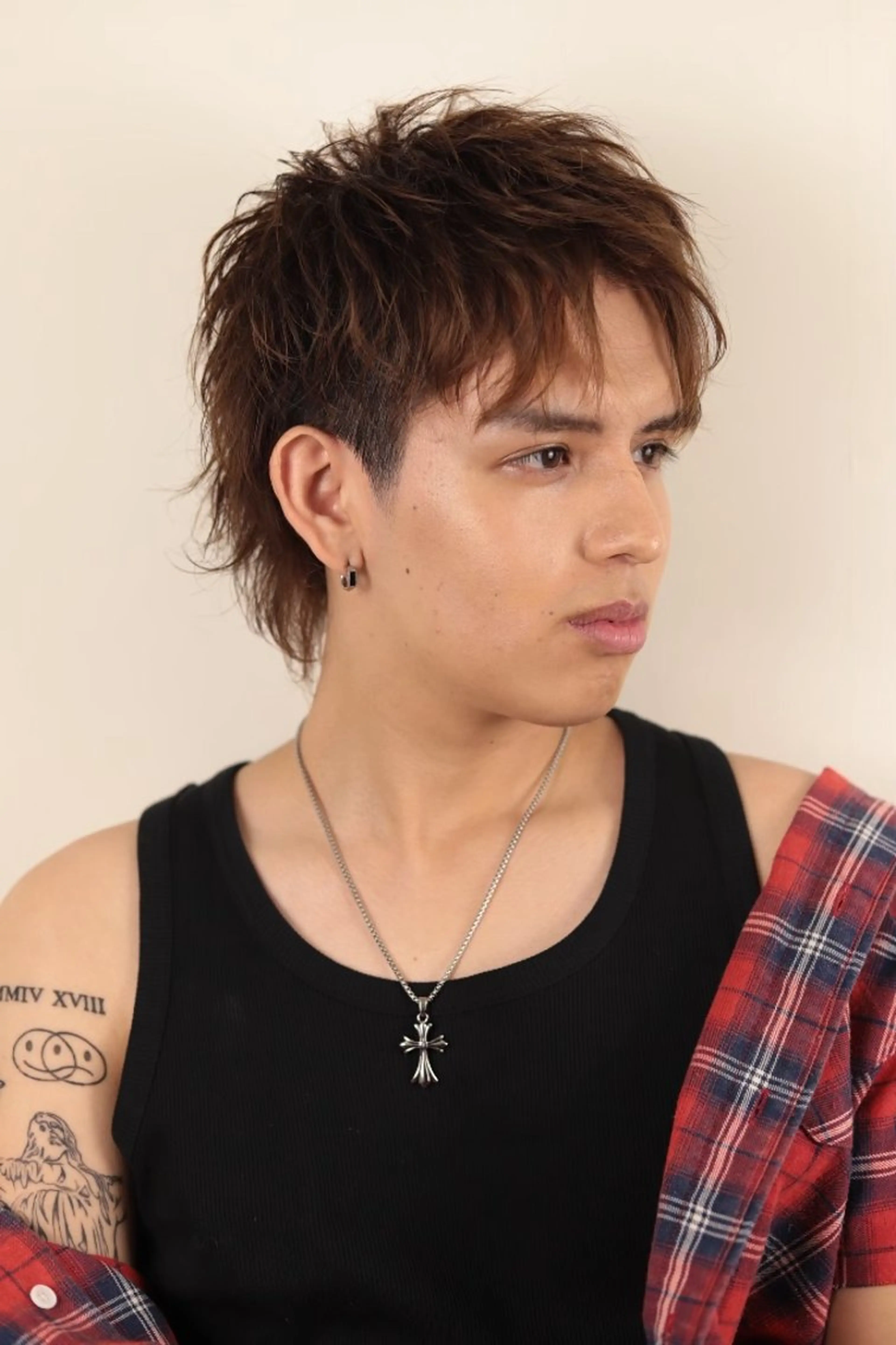 メンズ メンズウルフカット ウルフカット カット ヘアカラー トリートメント 韓国風メンズ/垢抜け /メイク男子/キャロのヘアスタイル